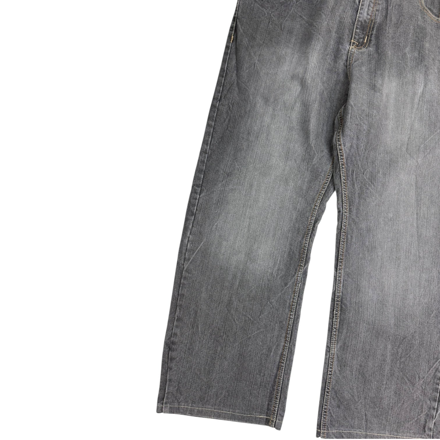 Vintage Y2K Brooklyn Xpress Cross Denim Jeans Grey