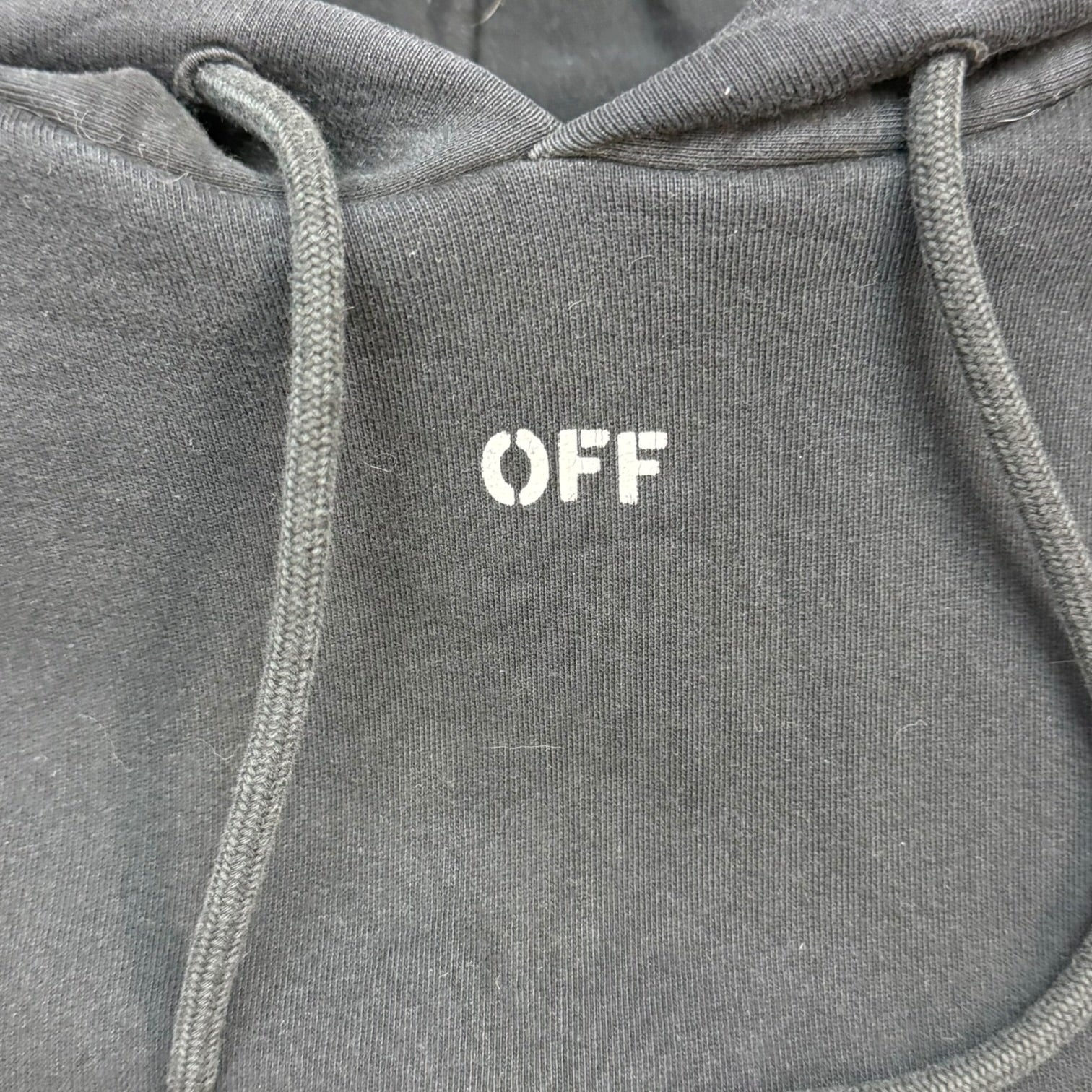 Off-White Temparture Hoodie Black