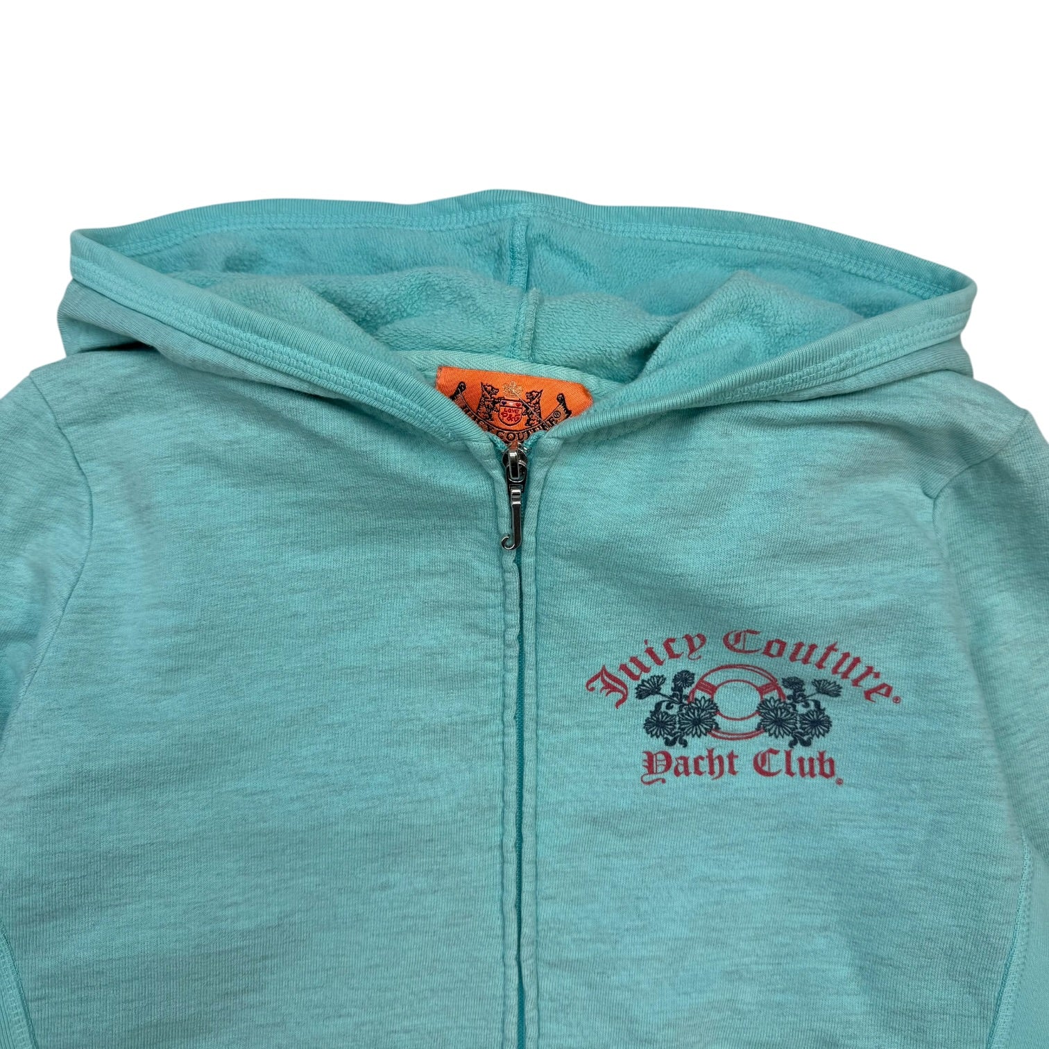 (W) Vintage Juicy Couture Yacht Club Zip Up Hoodie Blue