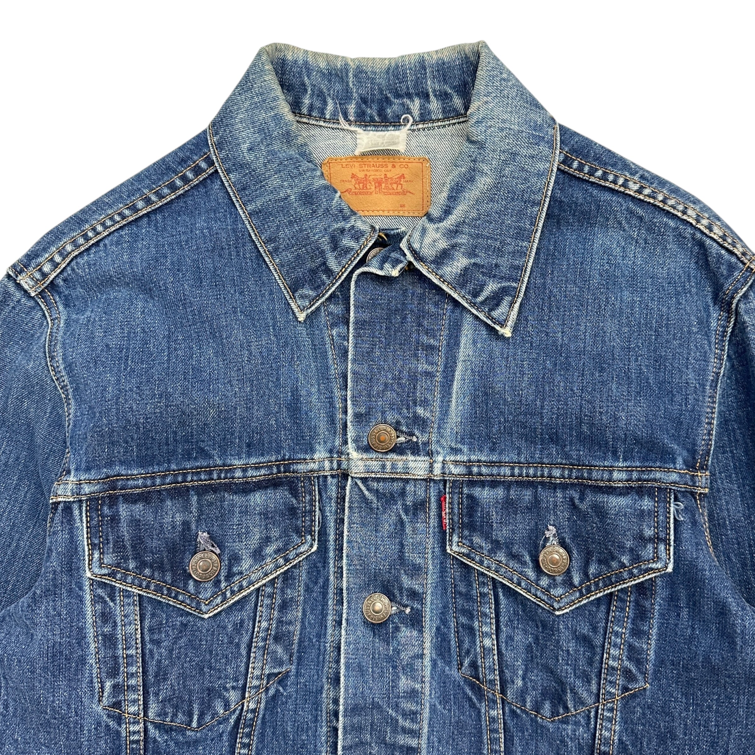 Vintage Levis Denim Trucker Jacket Indigo