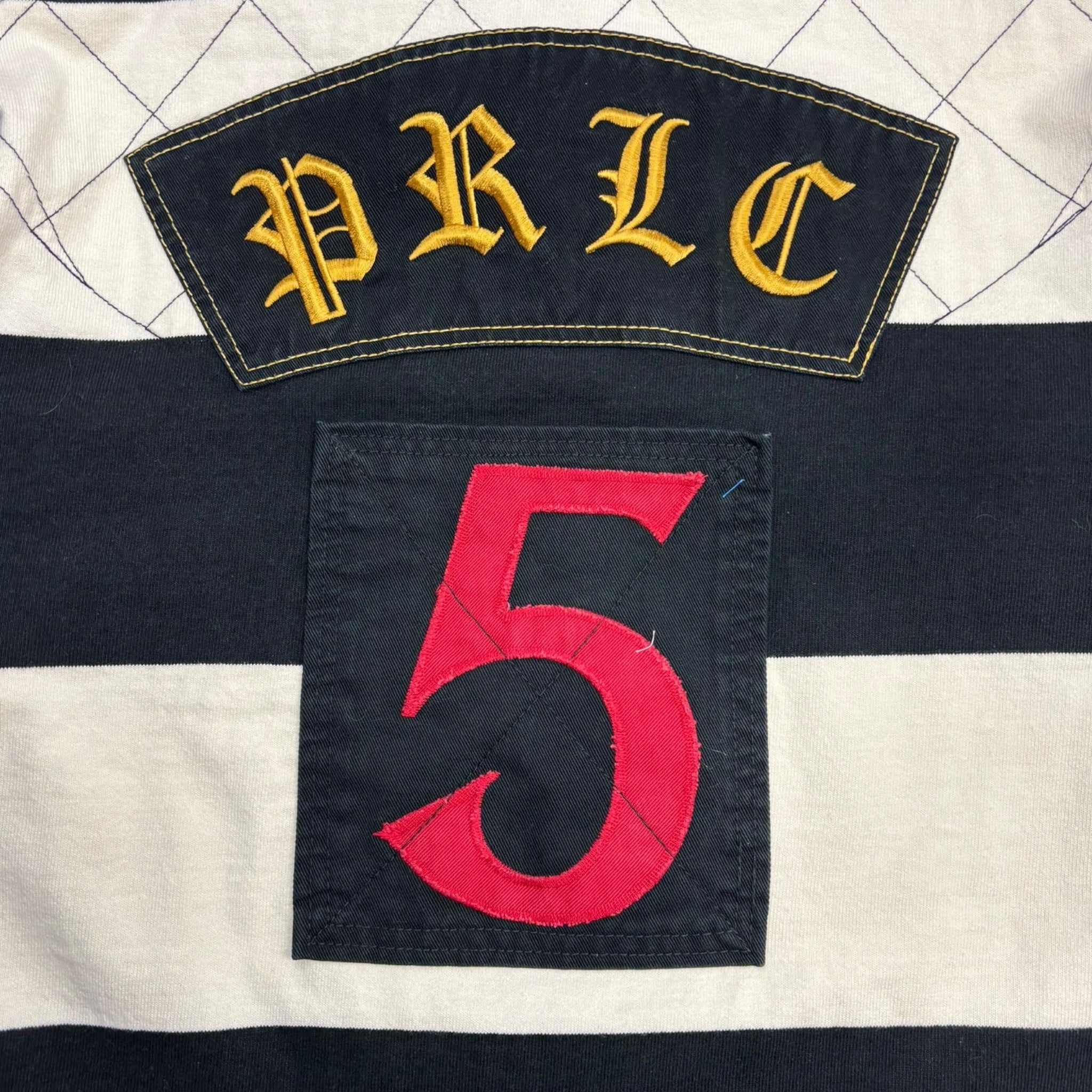 Vintage Polo Ralph Lauren Striped Stadium Rugby Shirt
