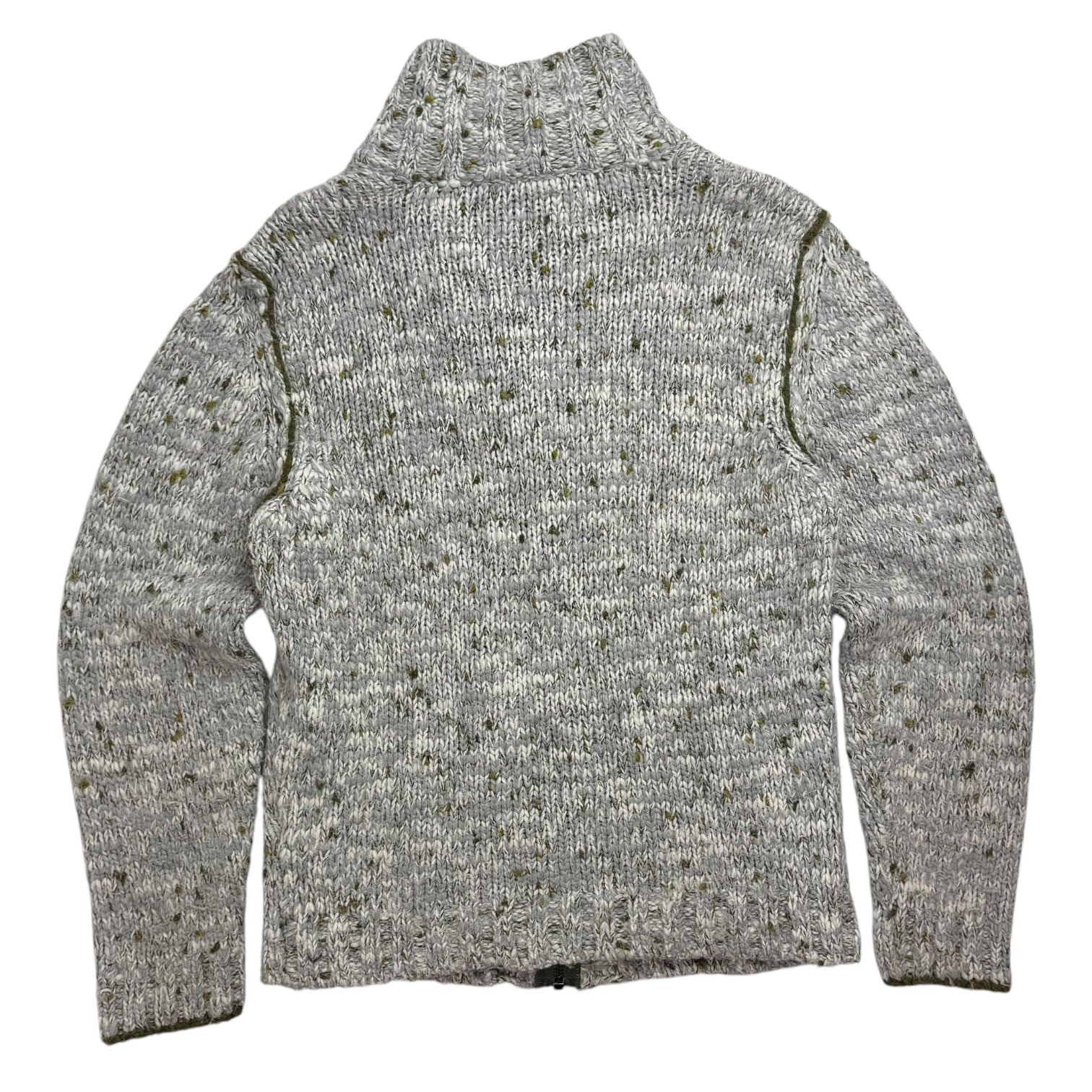 Vintage Energie Zip Up Sweater Grey