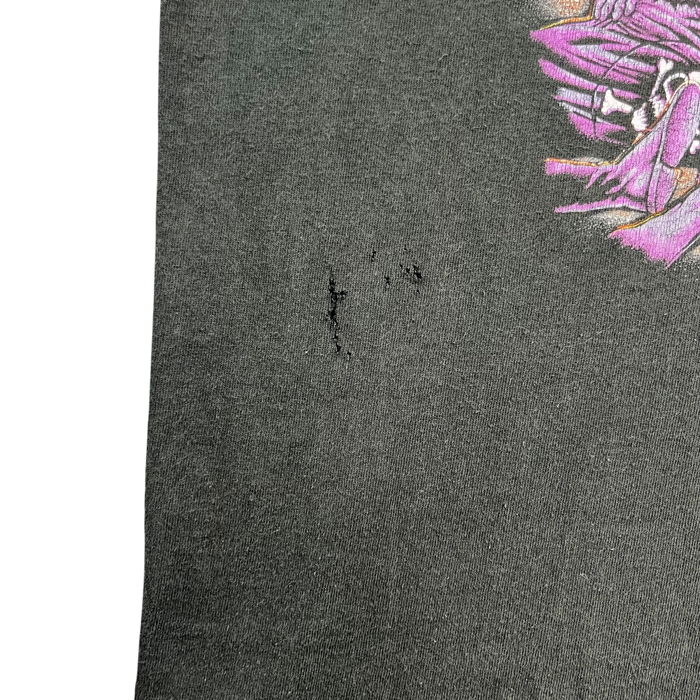 1988 Batman Purple Cape Tee Black