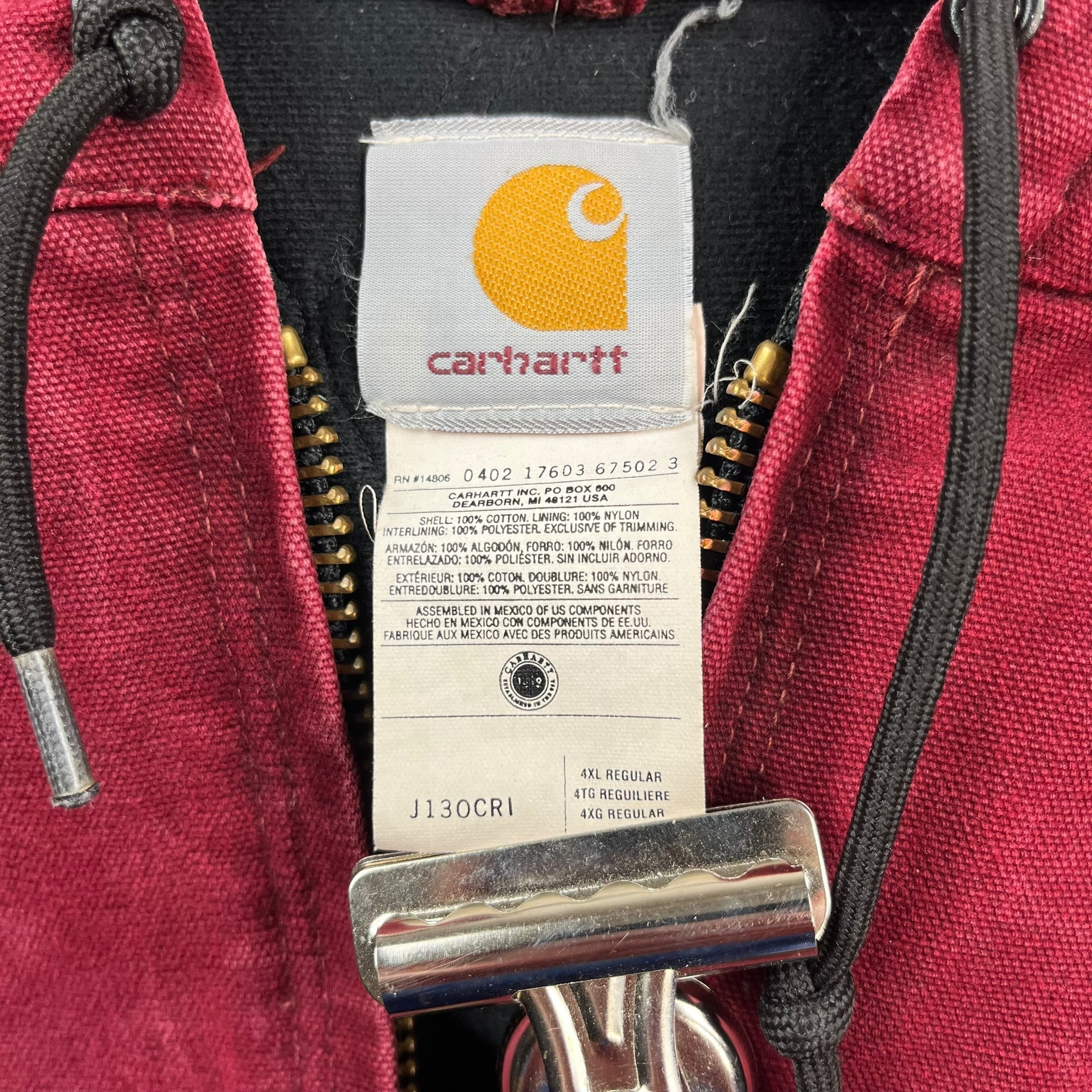 Vintage Carhartt Active Jacket Red