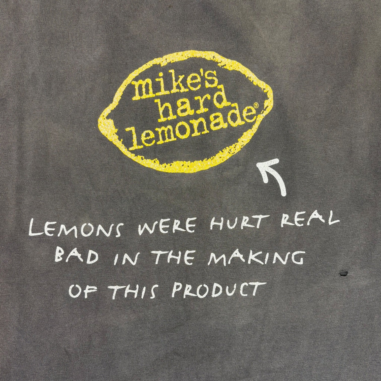 Vintage Mikes Hard Lemonade T-Shirt Grey