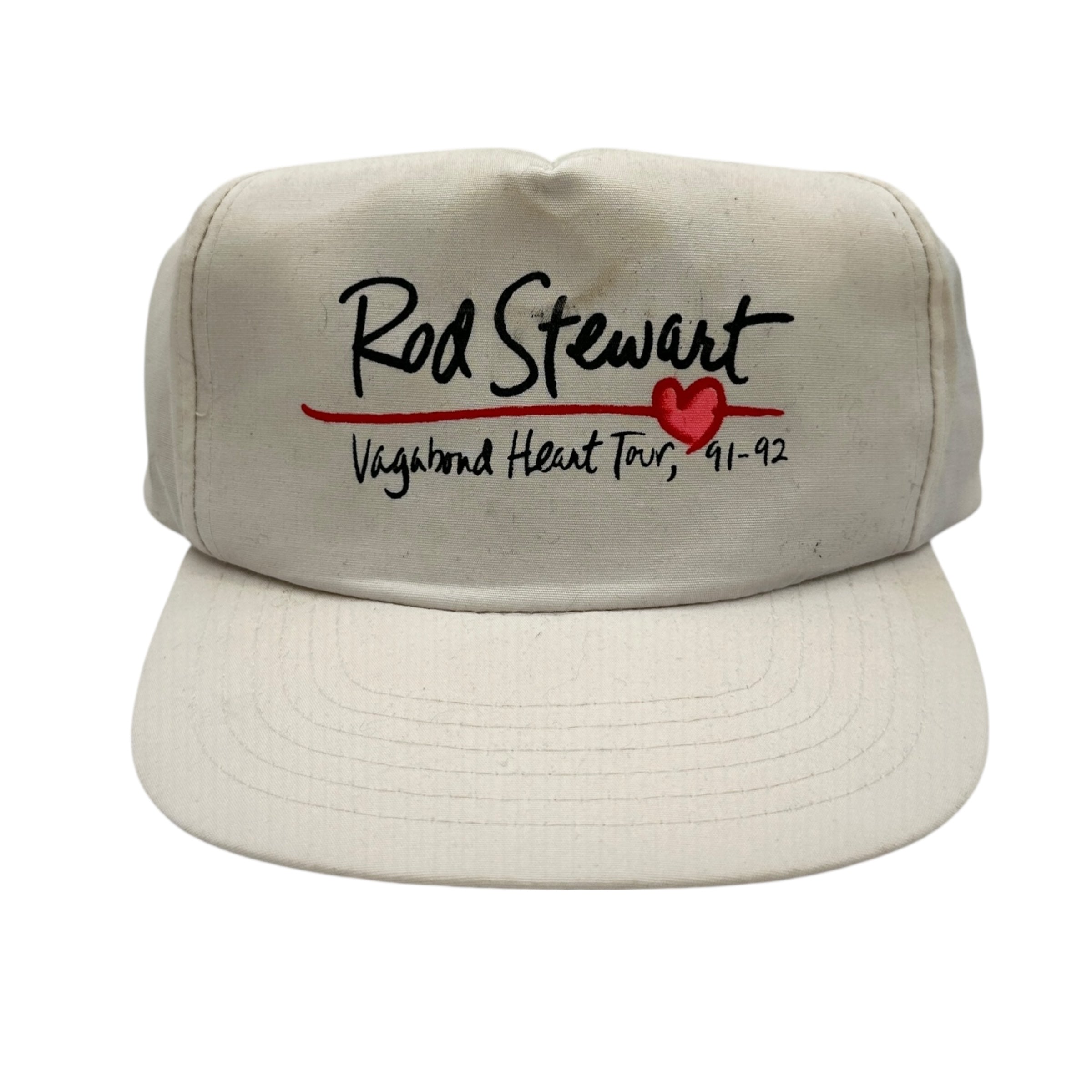 1991 Rod Stewart Vegabond Tour Hat White