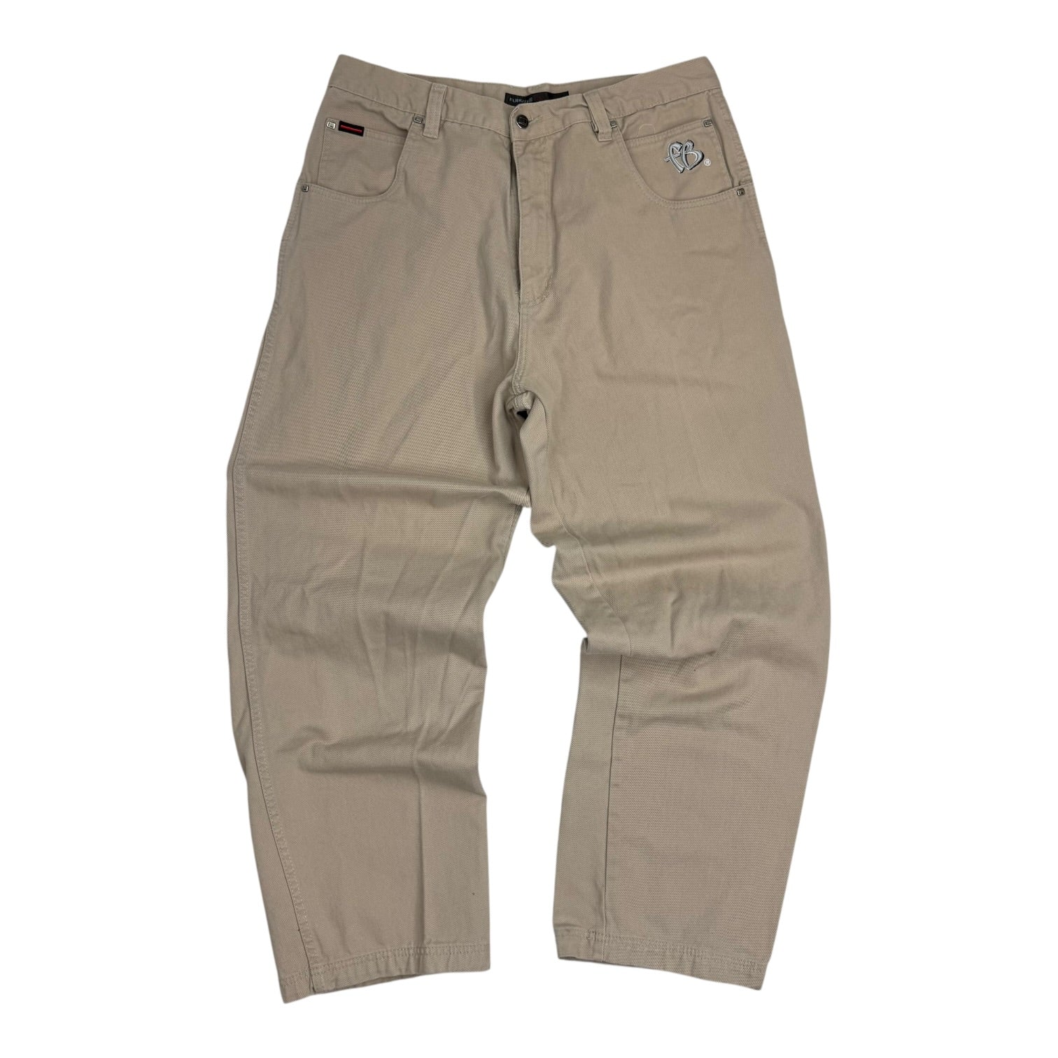 Vintage Fubu Denim Pants Tan