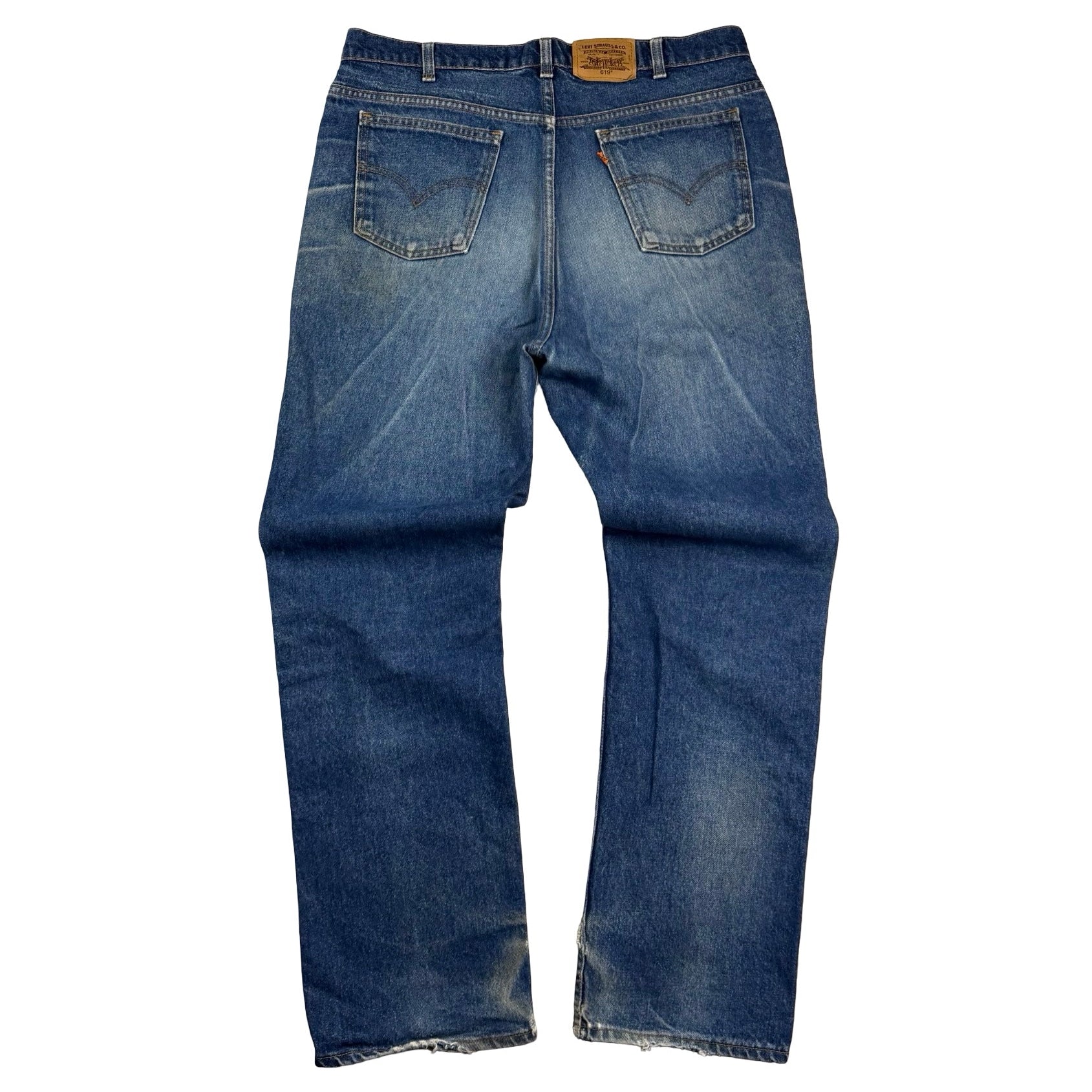 Vintage Levi’s 619 Orange Tab Denim Jeans Blue