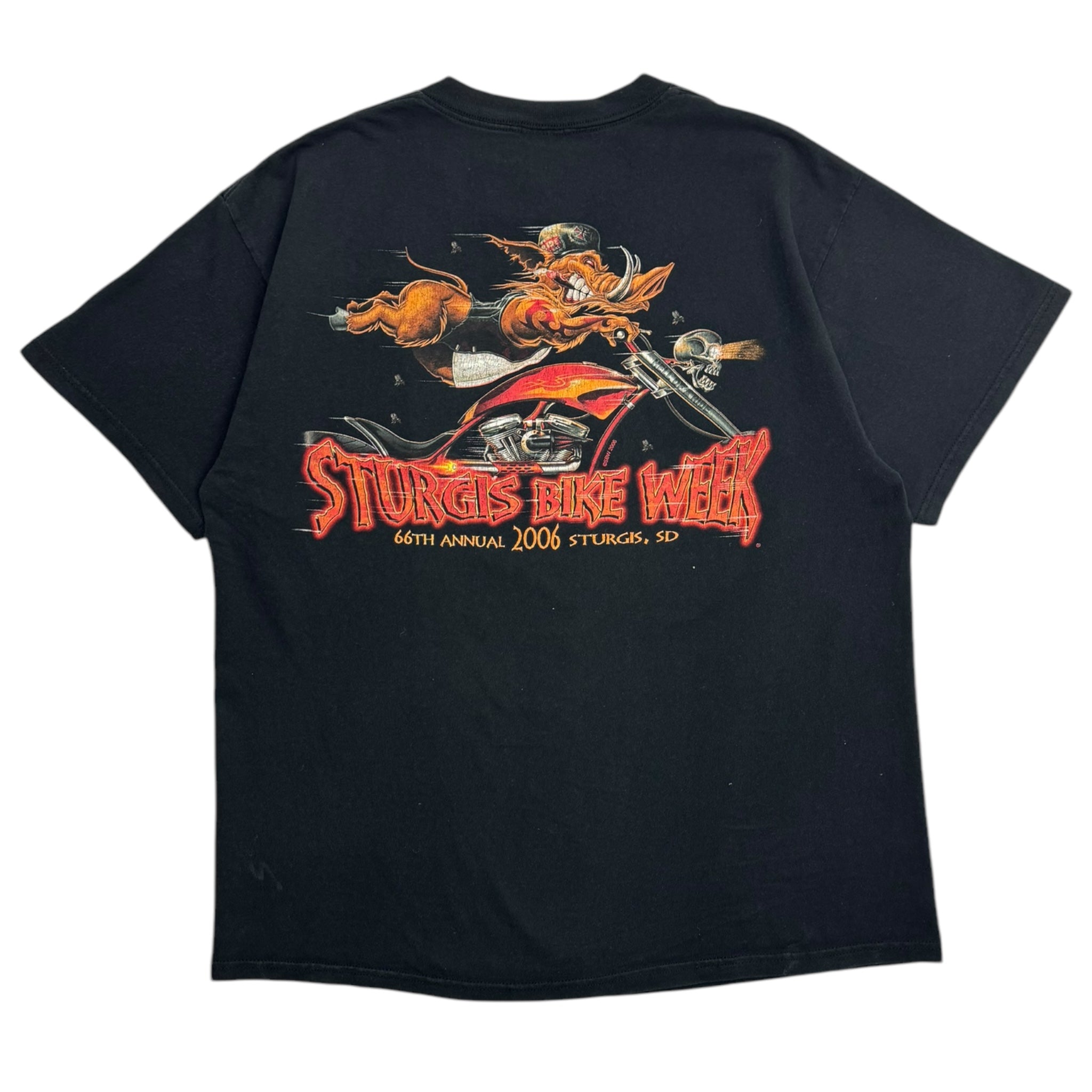 2006 Sturgis Bike Week 66th Annual Biker Hog T-Shirt