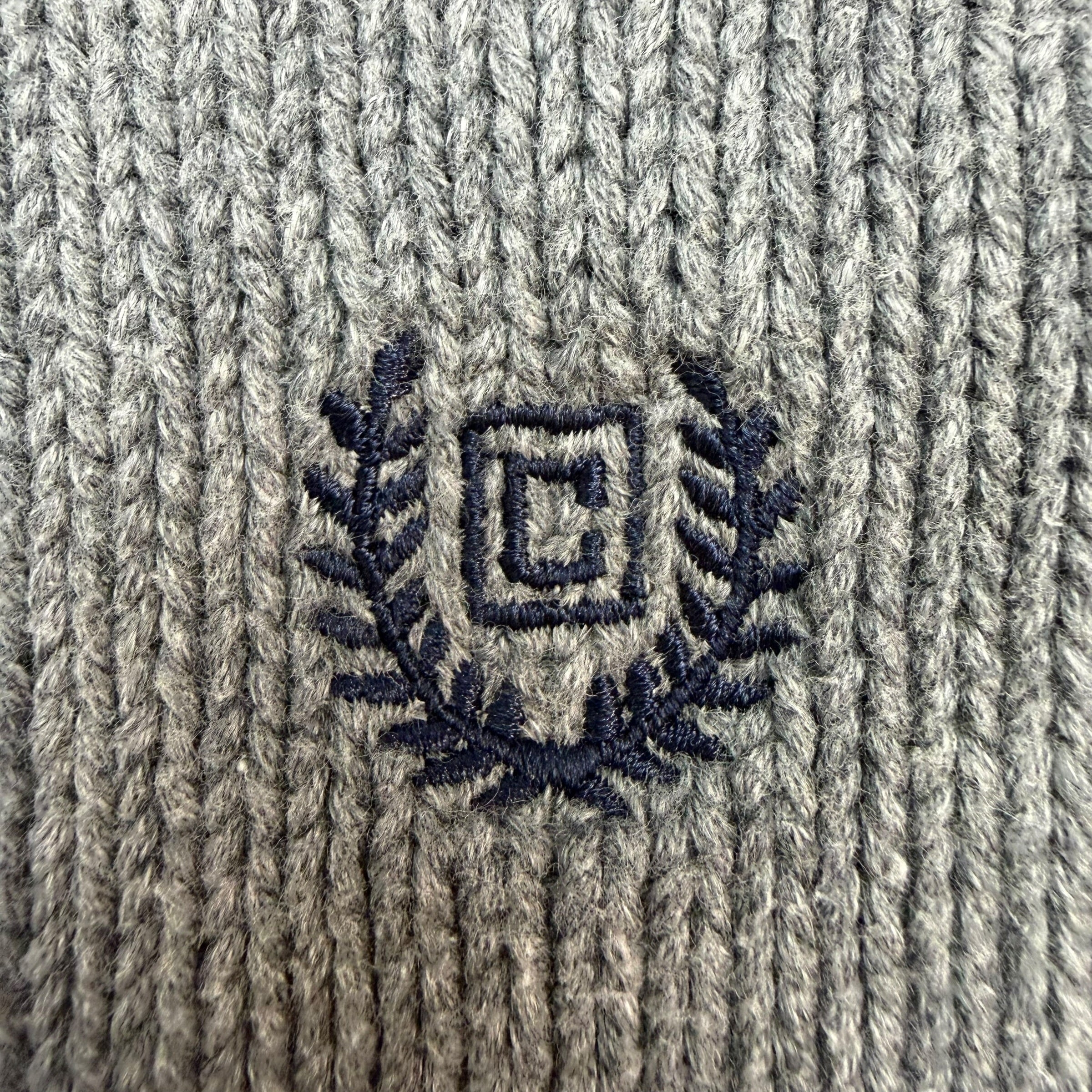 Vintage Chaps Quarter Zip Sweater Grey