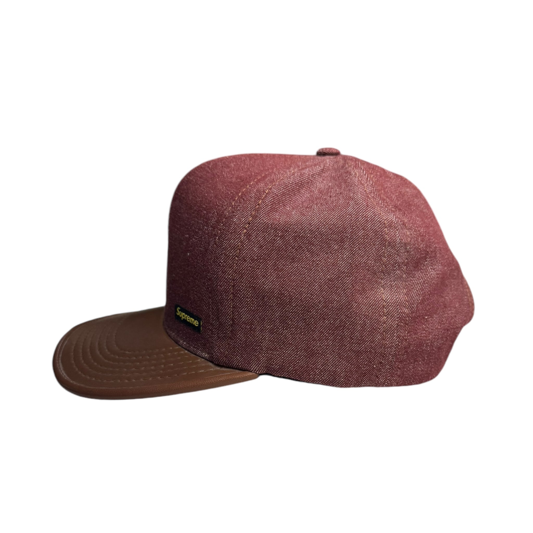 Supreme Leather Brim Hat