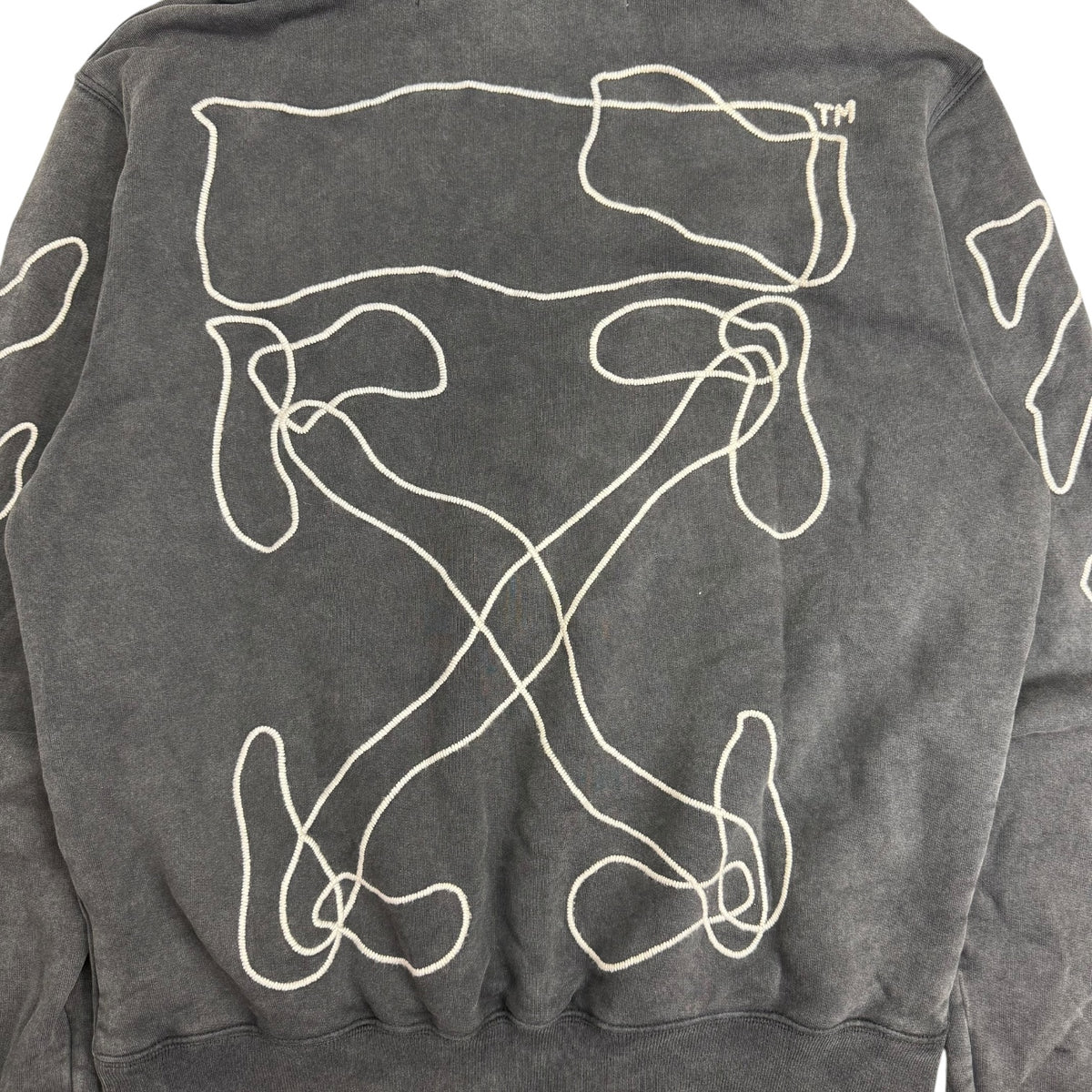 Off-White Abstract Arrows Hoodie Grey