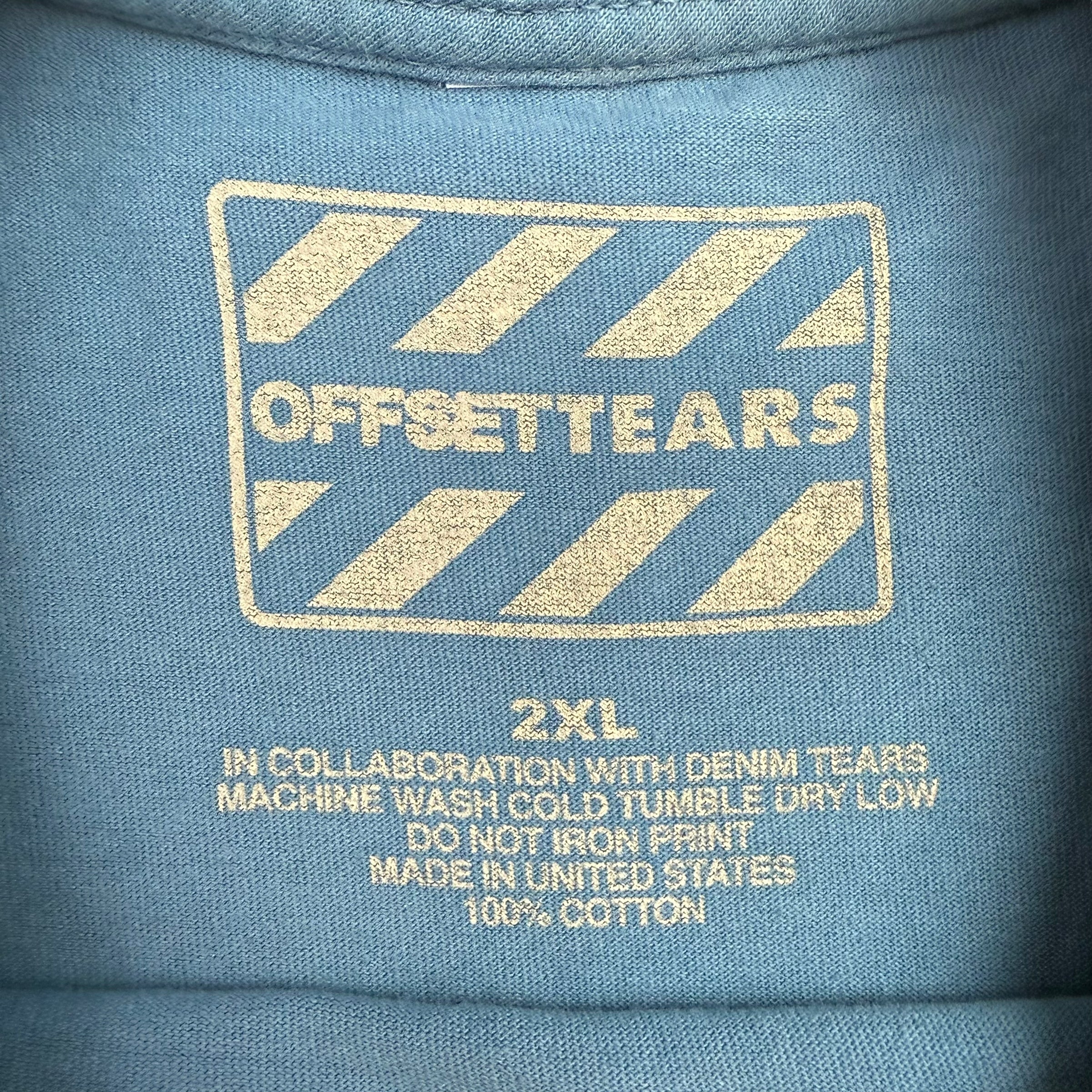 Denim Tears x Offset Set It Off #2 Tee Blue