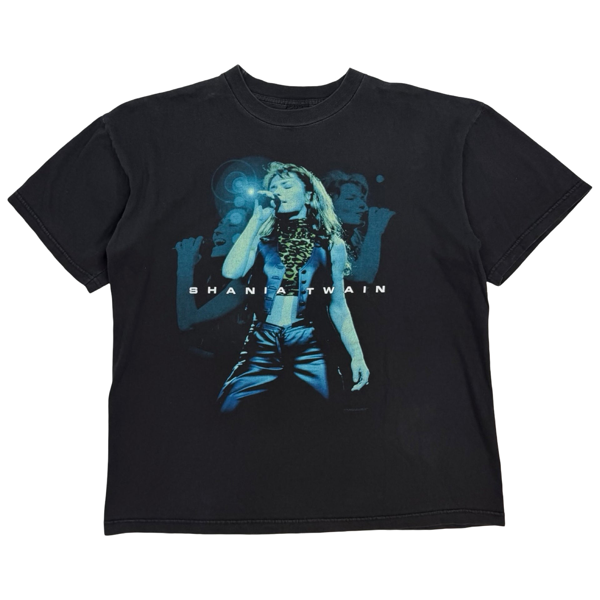1999 Shania Twain Come On Over Tour Tee Black