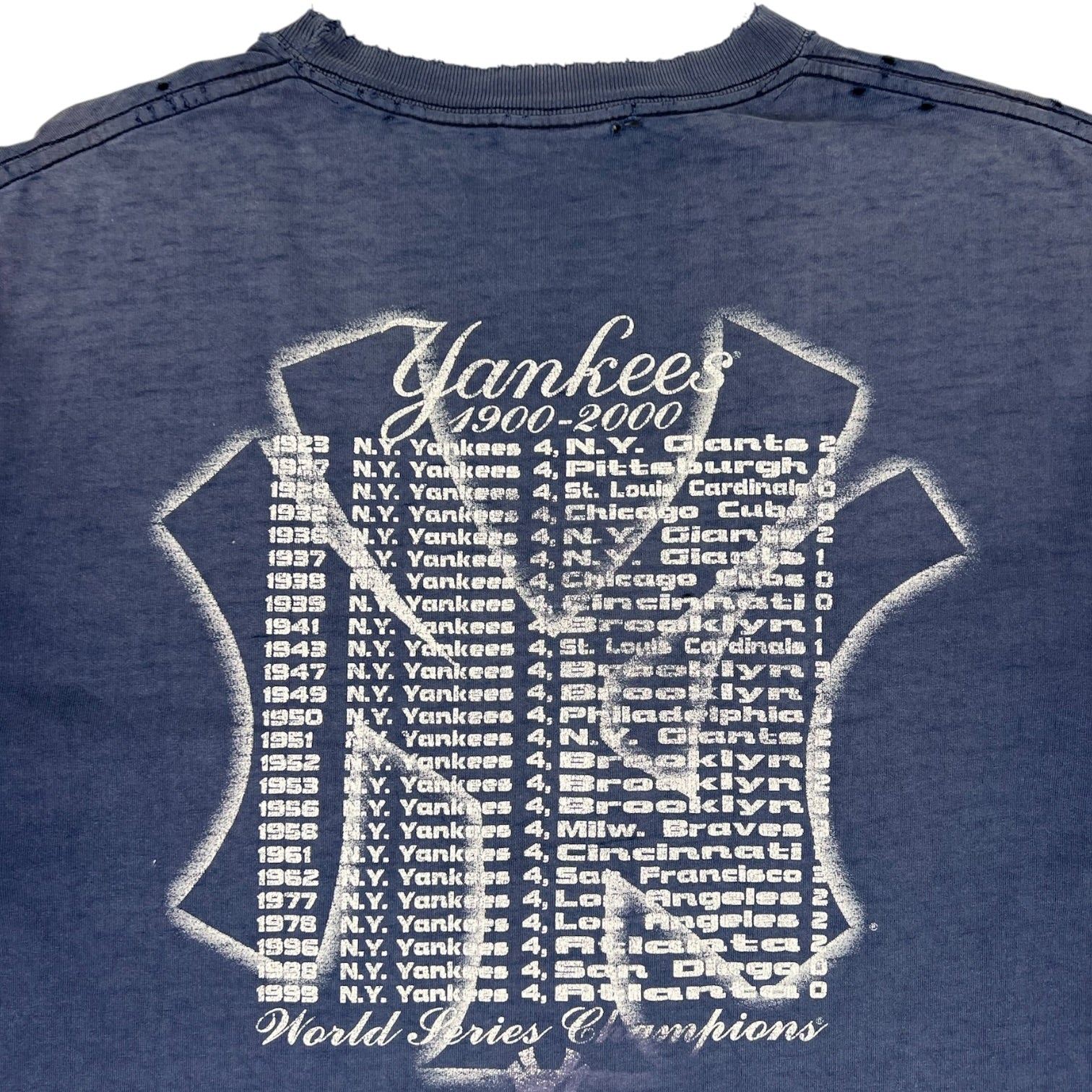 Vintage Majestic New York Yankees T-Shirt “Century of Greatness” Navy