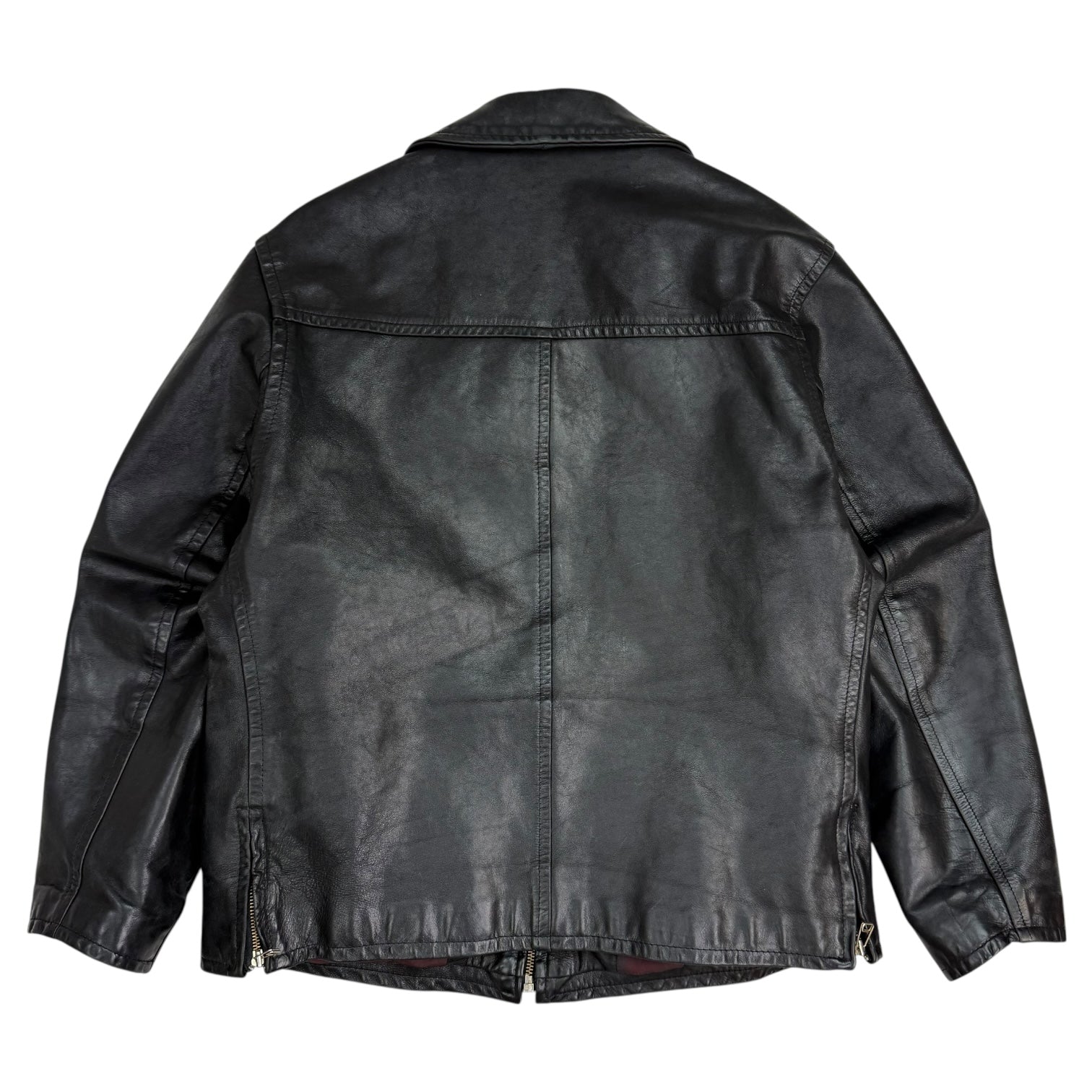 Vintage Schott NYC Leather Jacket Black