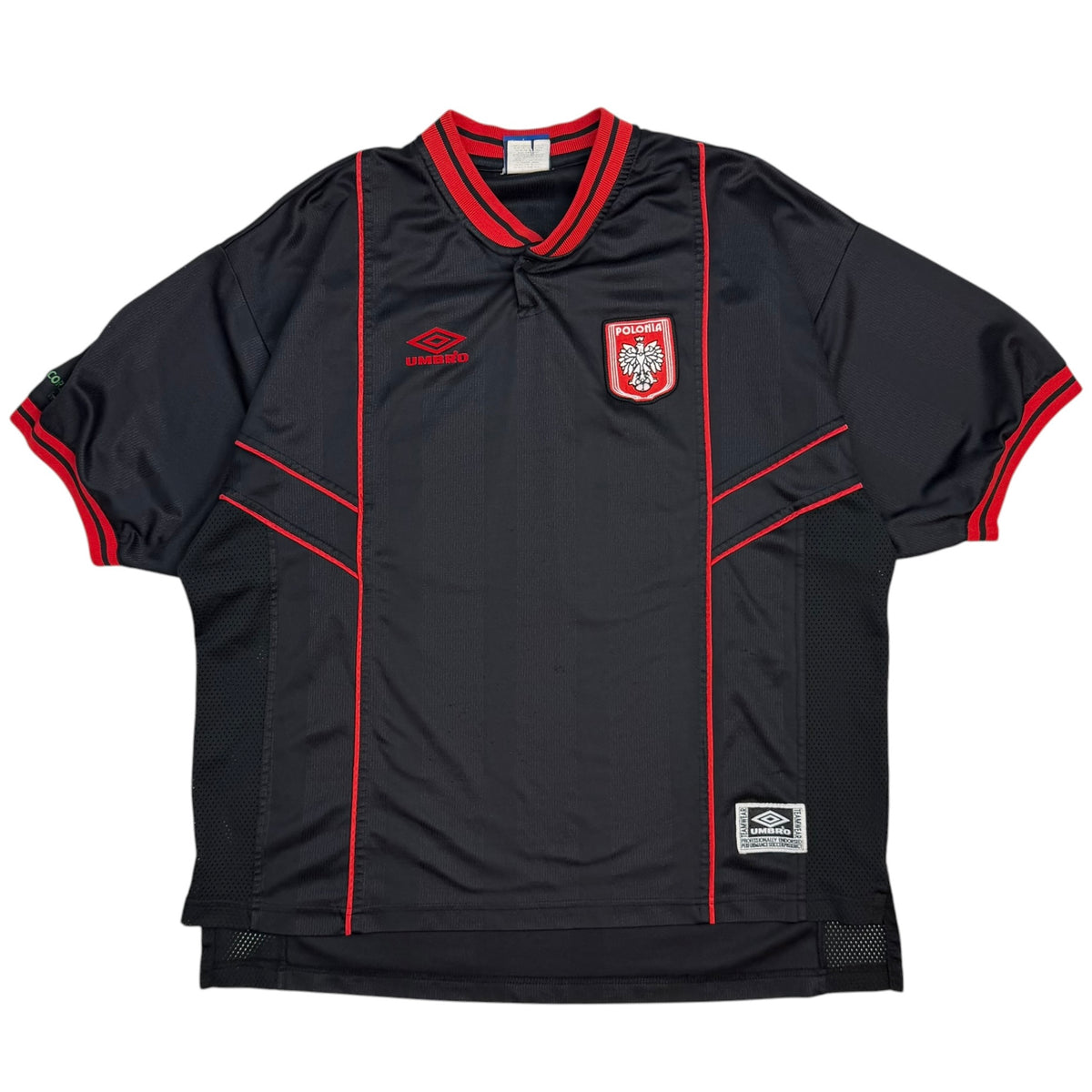 Vintage Umbro Polonia Jersey Black/Red