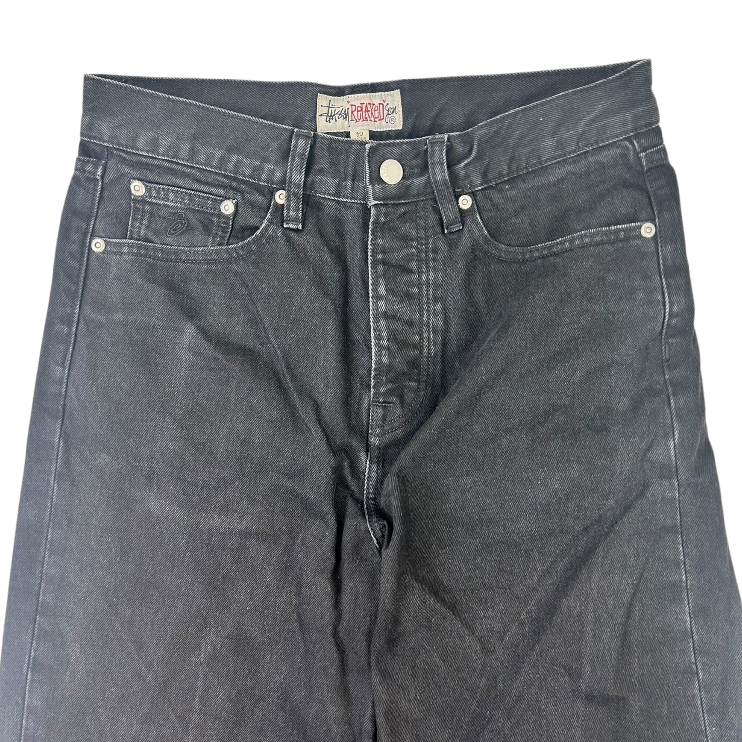 Stussy Relaxed Jean Black