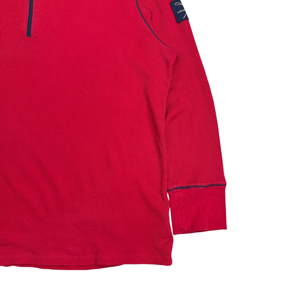 (W) Lauren Ralph Lauren Quarter Zip Sweater Red