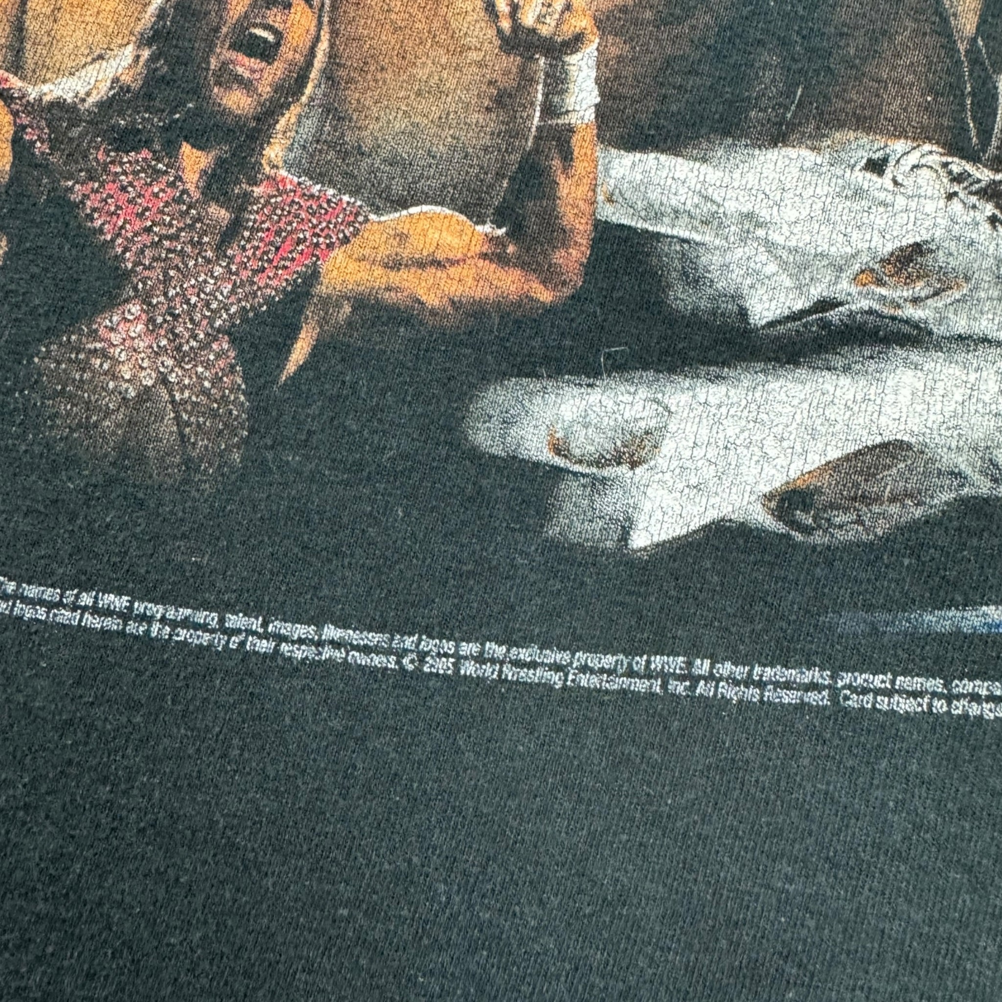 2005 WWE Raw & Smack Down Collage T-Shirt