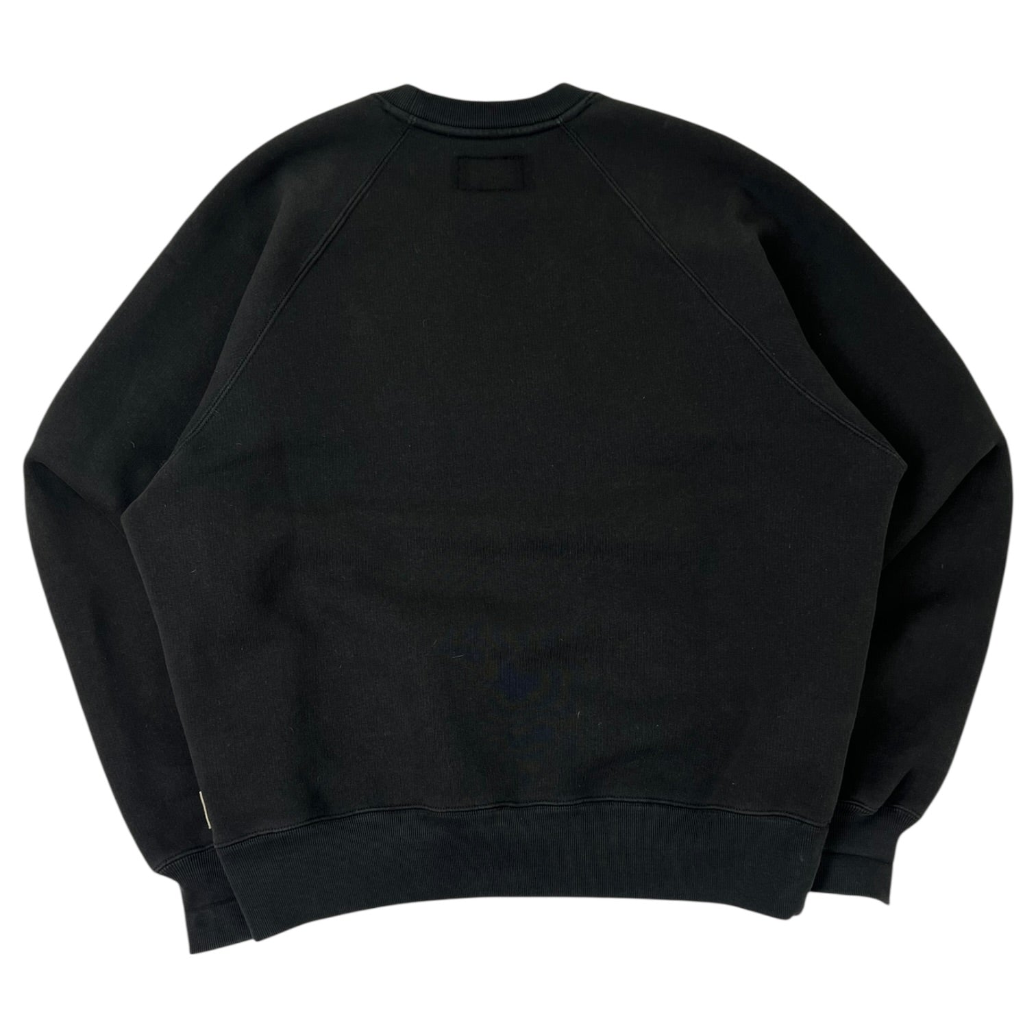Stussy Fleece Raglan Crew Sweatshirt Black