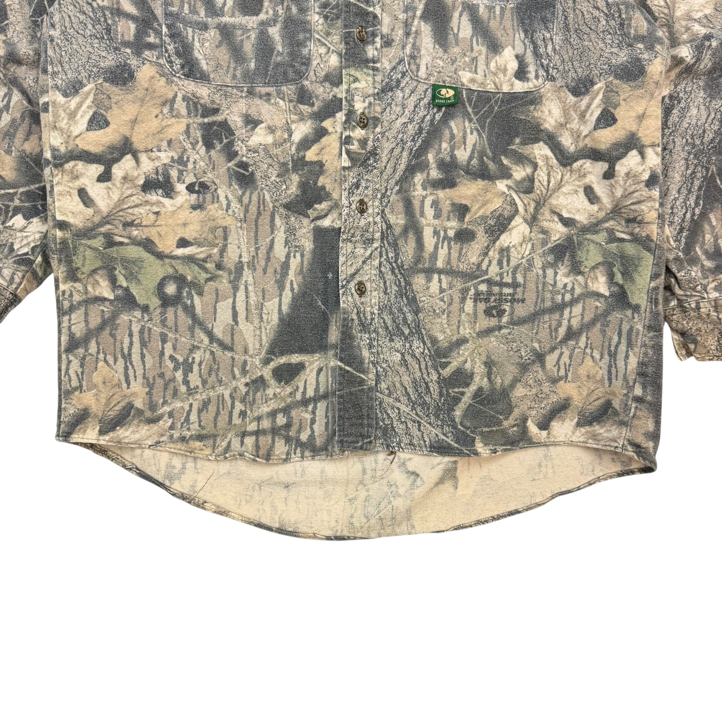 Vintage Mossy Oak Button Up Shirt Camo