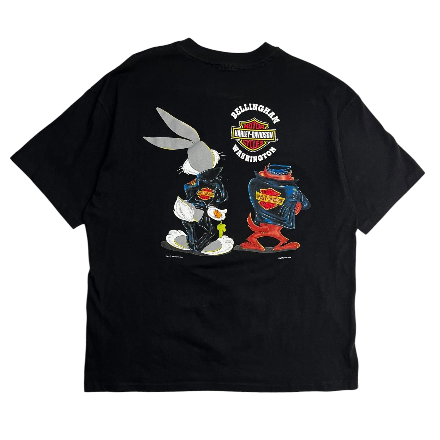 1993 Harley Davidson Looney Tunes T-Shirt