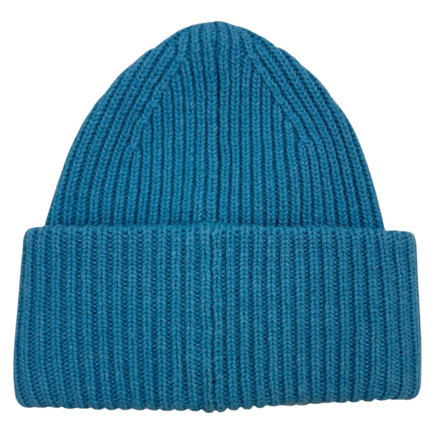 Acne Studios Face Wool Beanie Blue