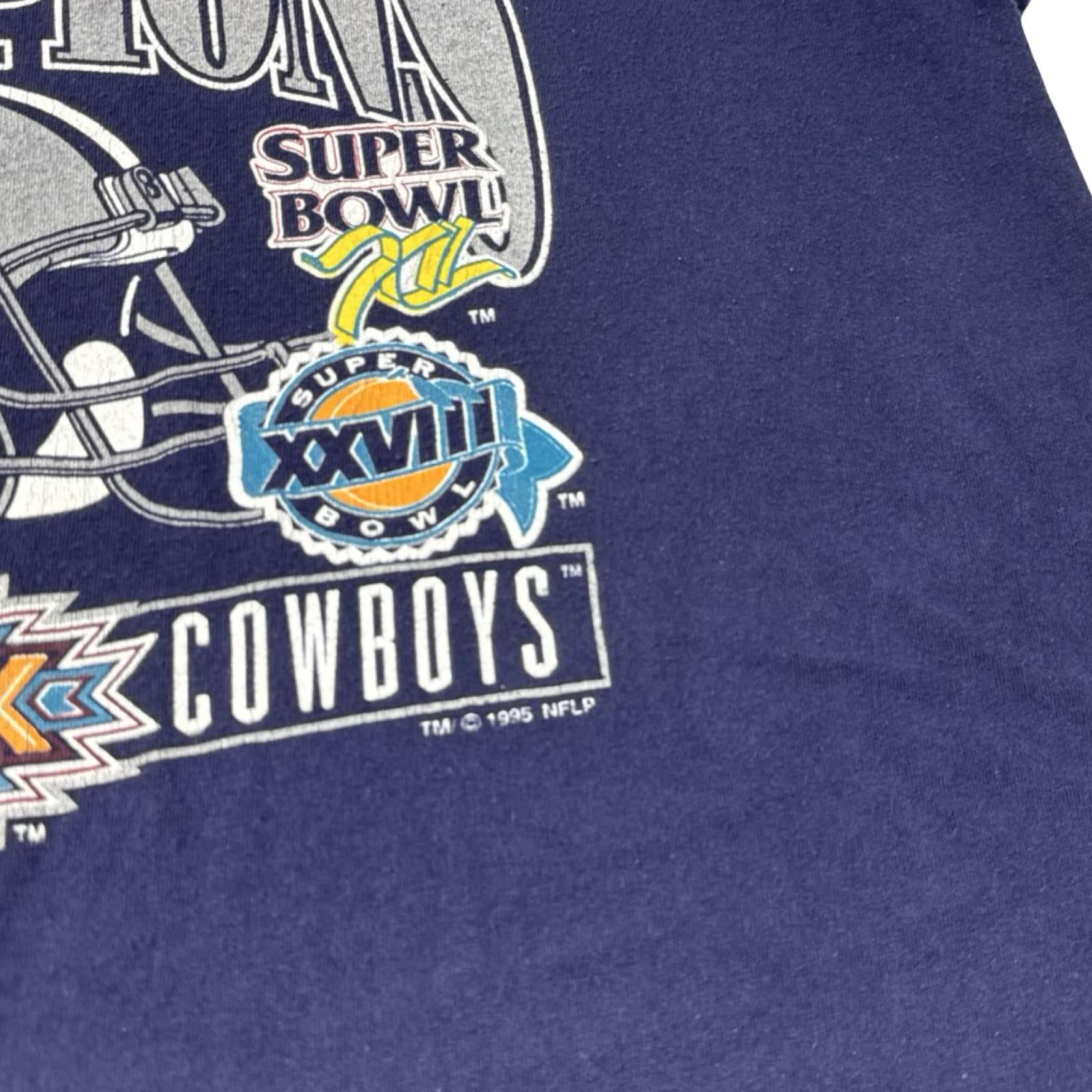 1995 Dallas Cowboys Superbowl 30 Champions NFL T-Shirt