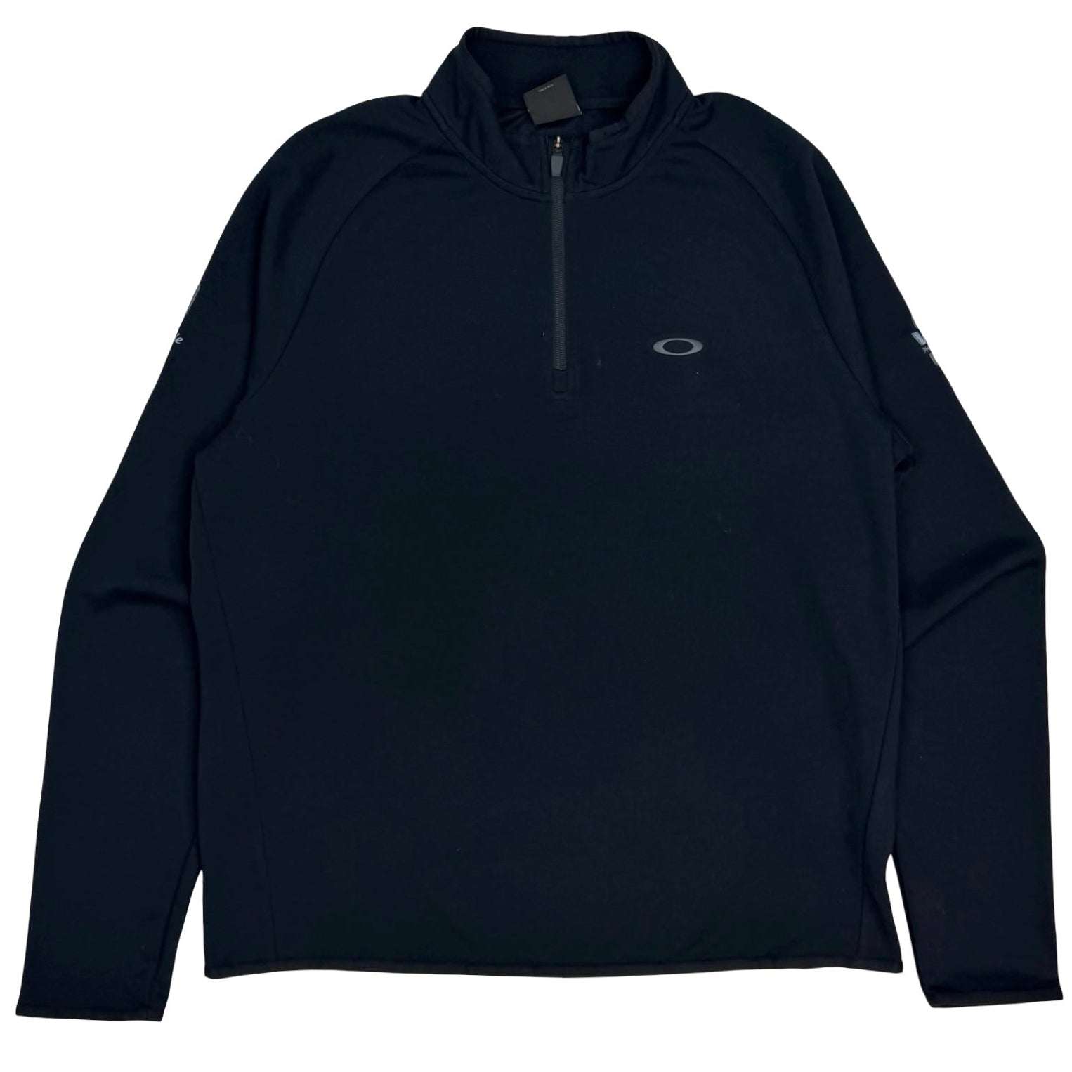 Oakley Quarter Zip Golf Pullover Black