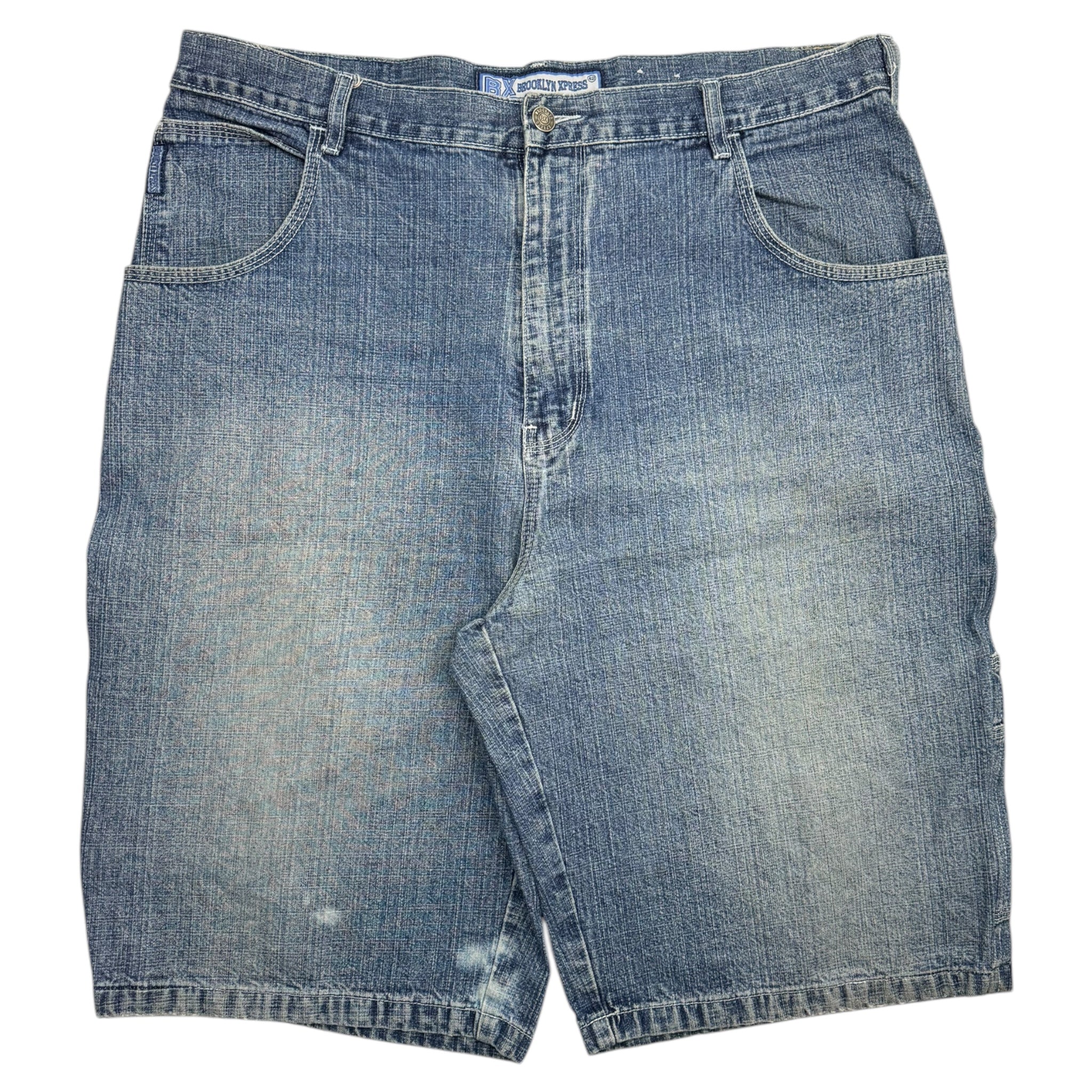 Vintage Y2K Brooklyn Express Denim Shorts