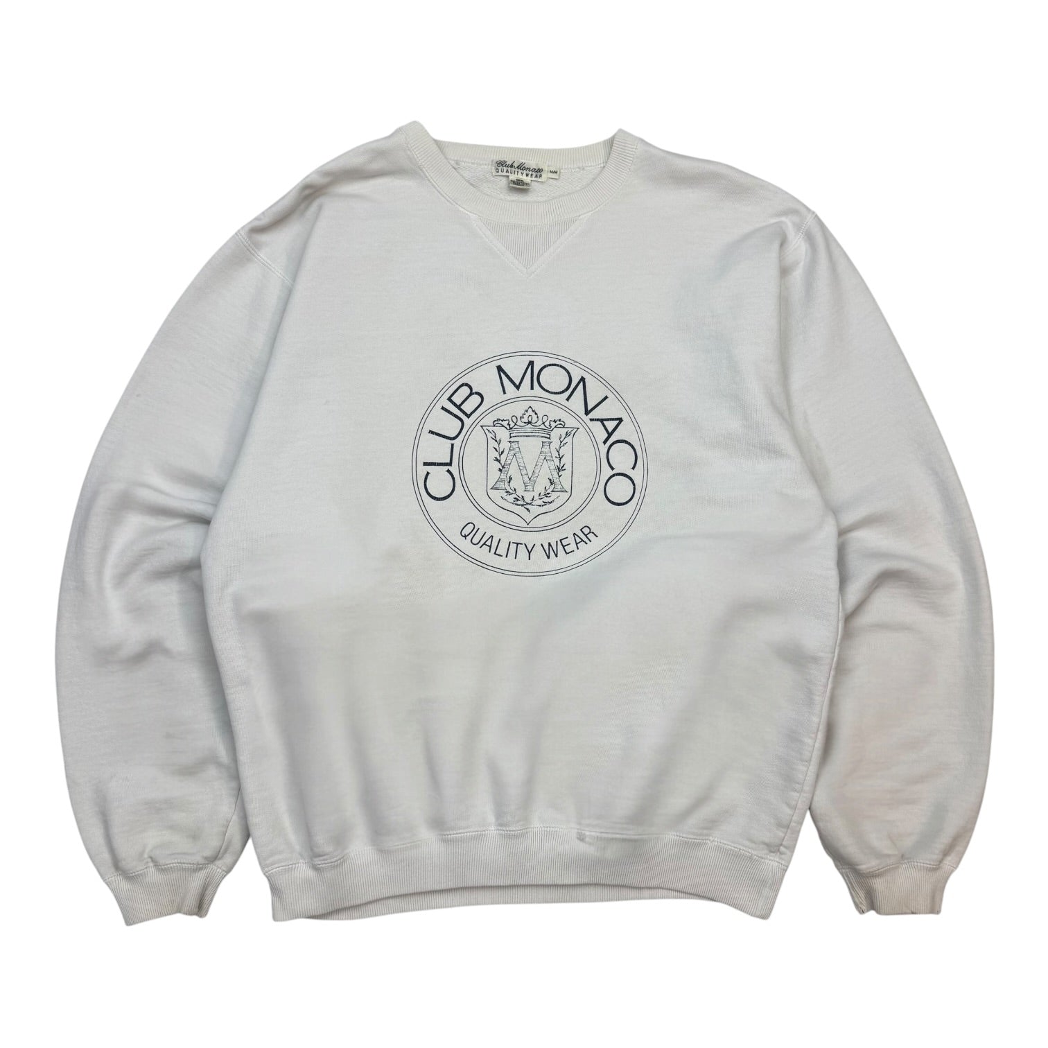 Vintage Club Monaco Crewneck White