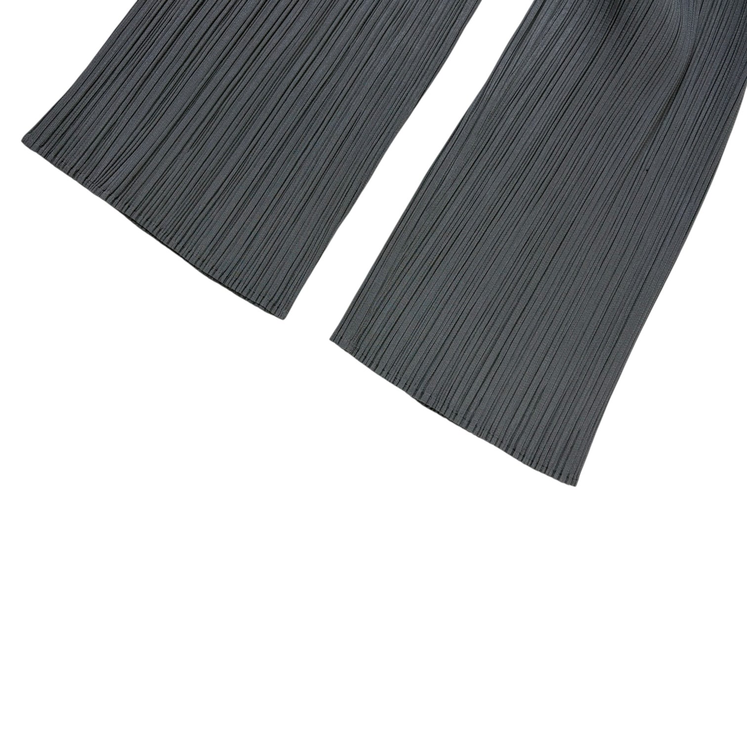 (W) Issey Miyake Pleats Please Straight-Leg Pant Charcoal