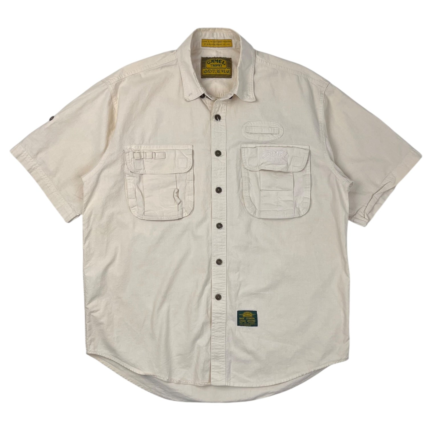 Vintage Camel Adventure Safari Button Shirt