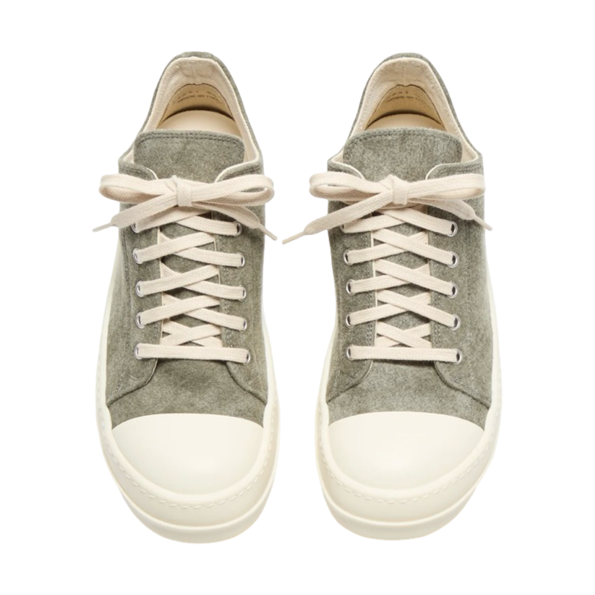 Rick Owens DRKSHDW Scarpe Low Sage/Milk (Used)