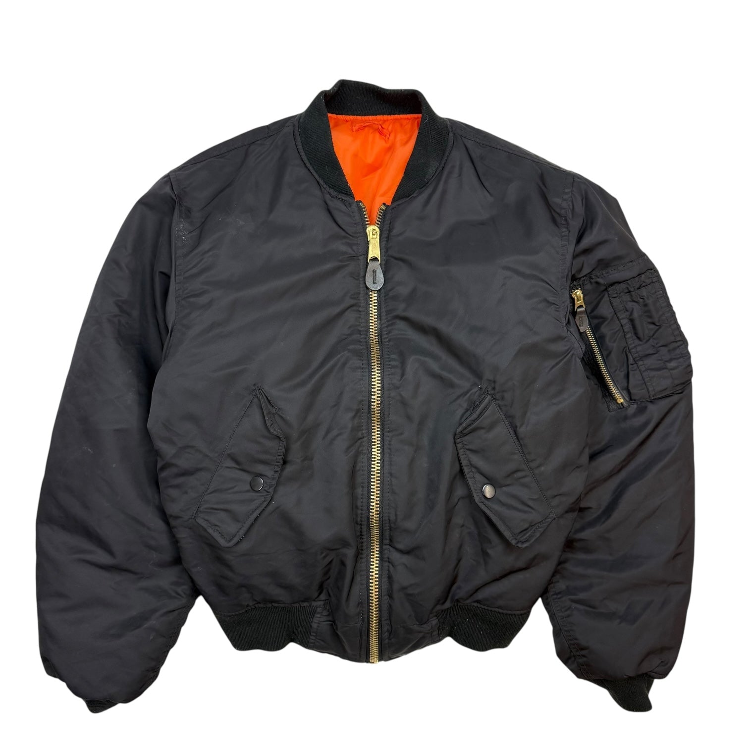 Vintage Alpha Industries MA1 Jacket Black
