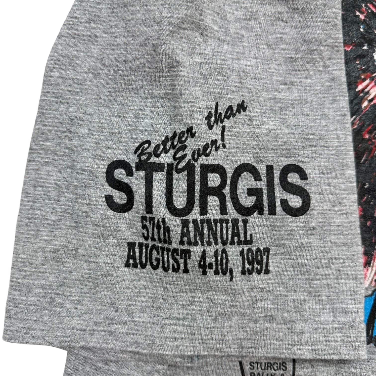 1997 57th Annual Sturgis Bike Rally Tee Grey