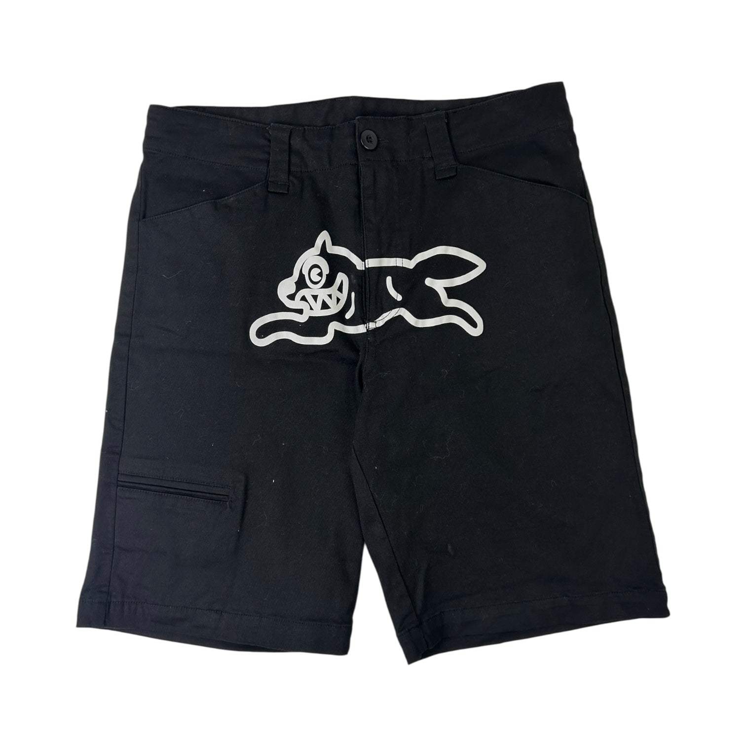 Ice Cream Running Dog Shorts Black