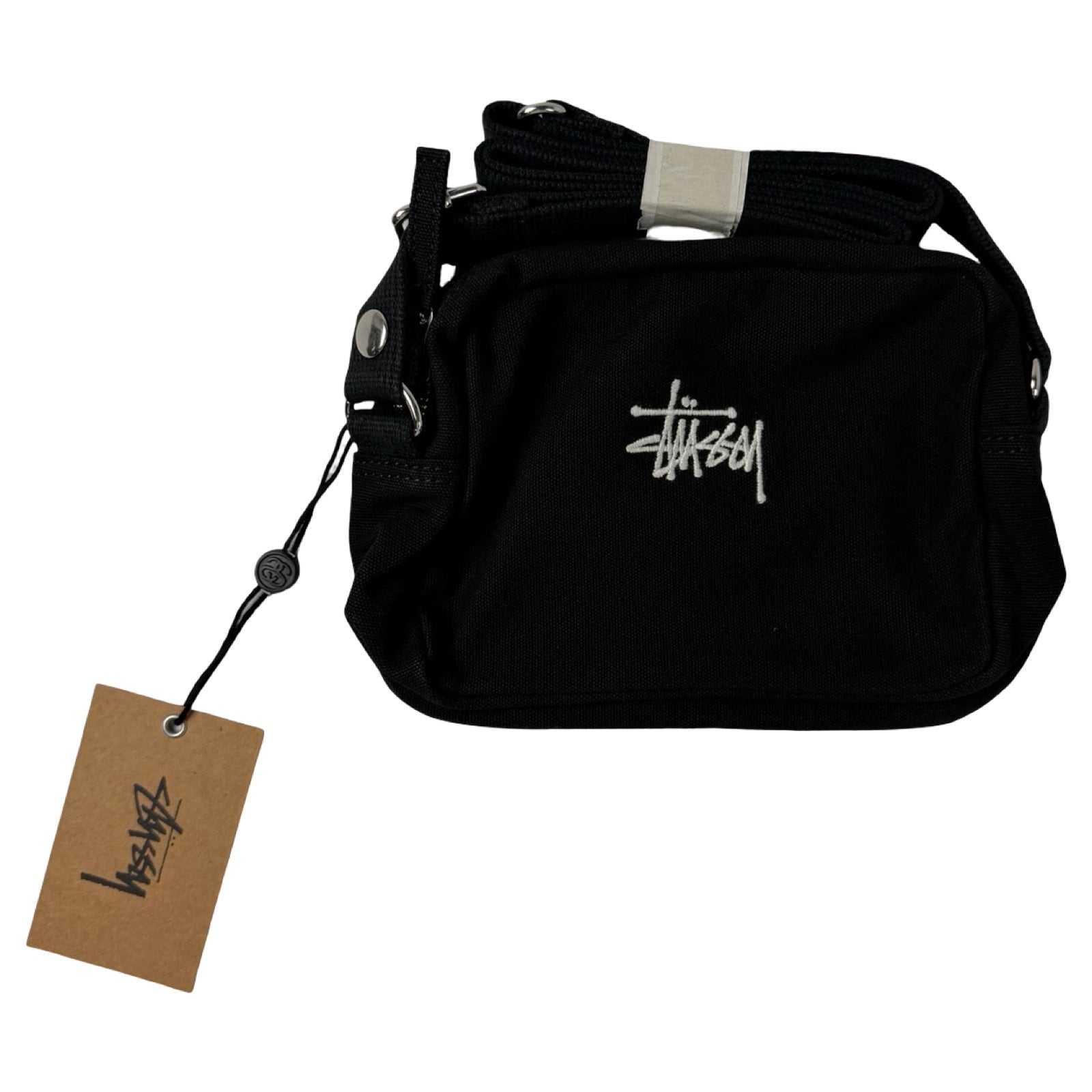 Stussy Canvas Side Pouch Black