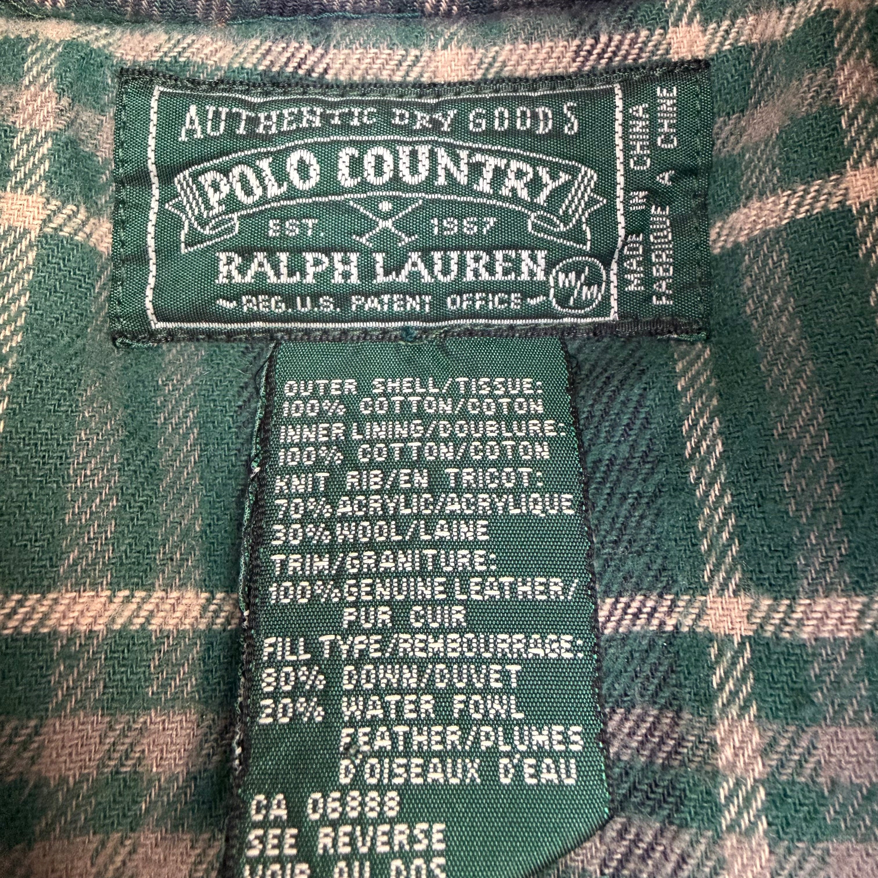 Vintage Polo Country Ralph Lauren Vest Brown