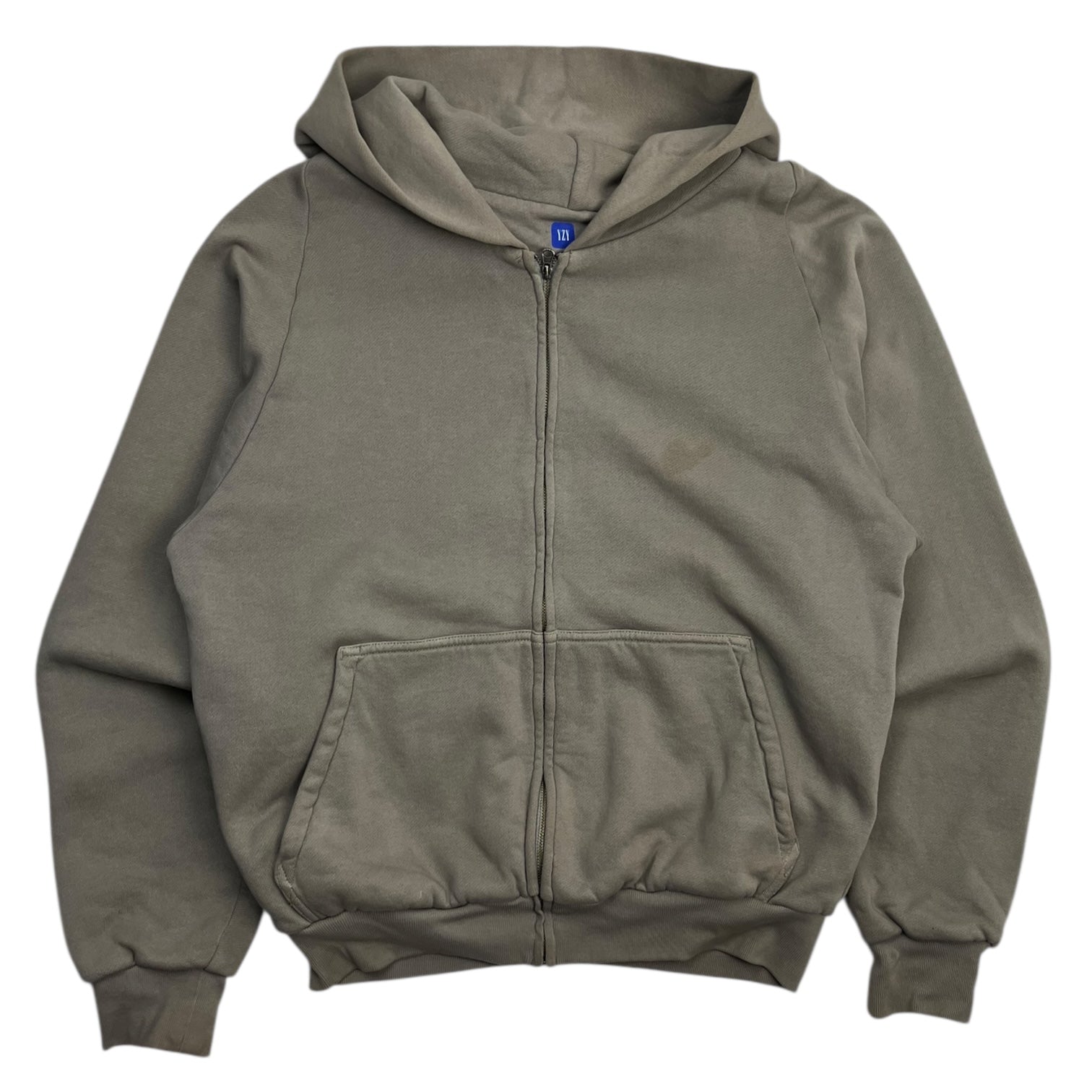 Yeezy Gap Unreleased Zip Up Hoodie Light Grey