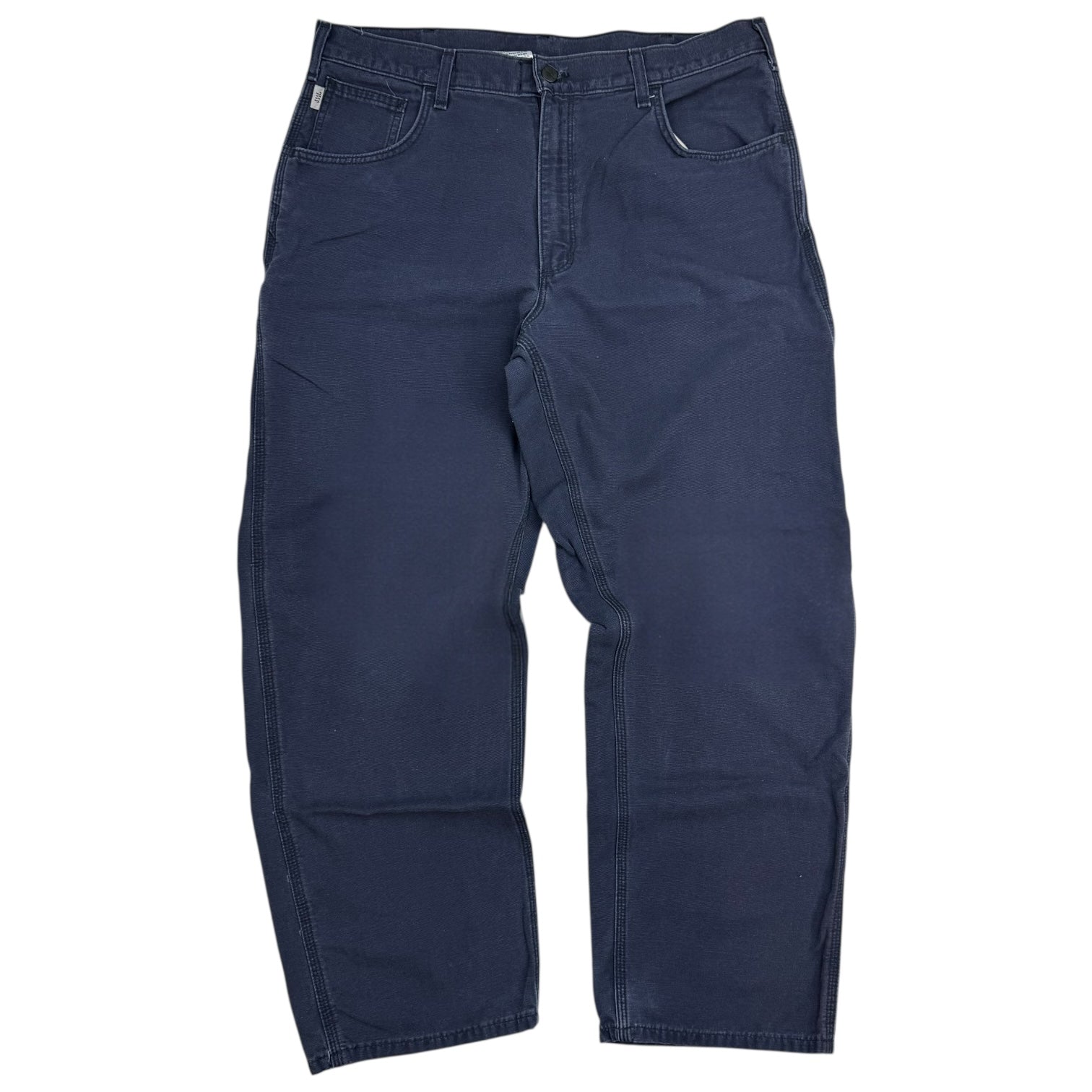 Vintage Carhartt FR Dungaree Pants Navy Blue