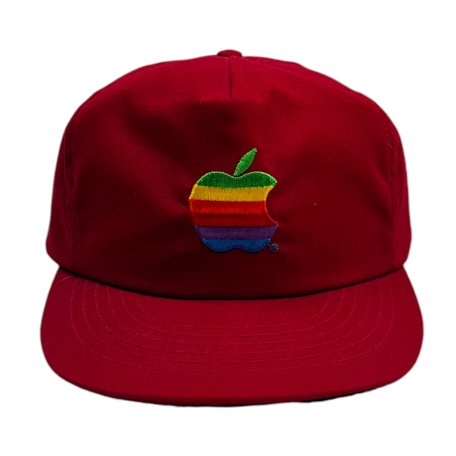 Vintage Apple Computers Rainbow Logo Hat