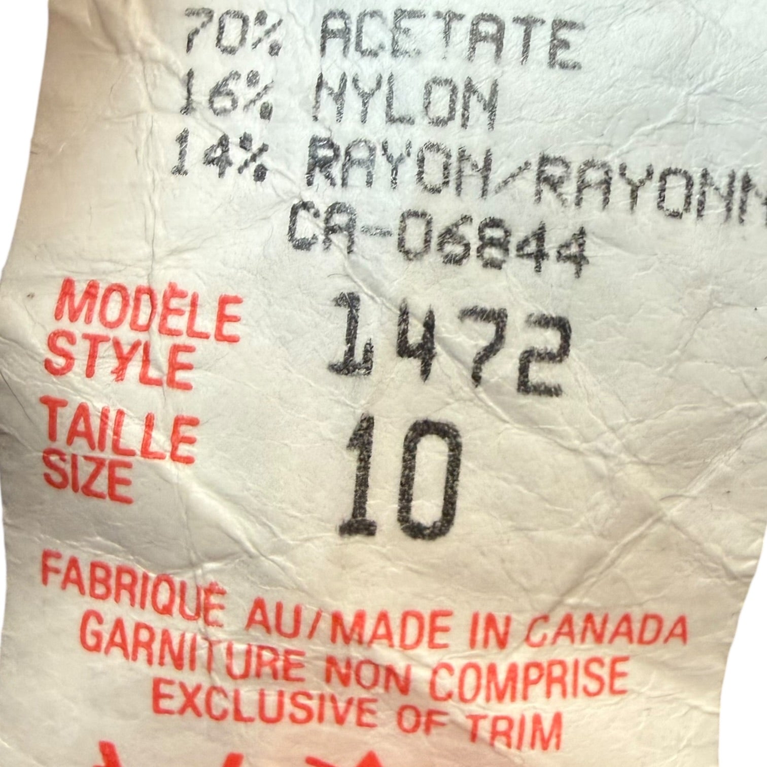 (W) Vintage Velvet Skirt Black