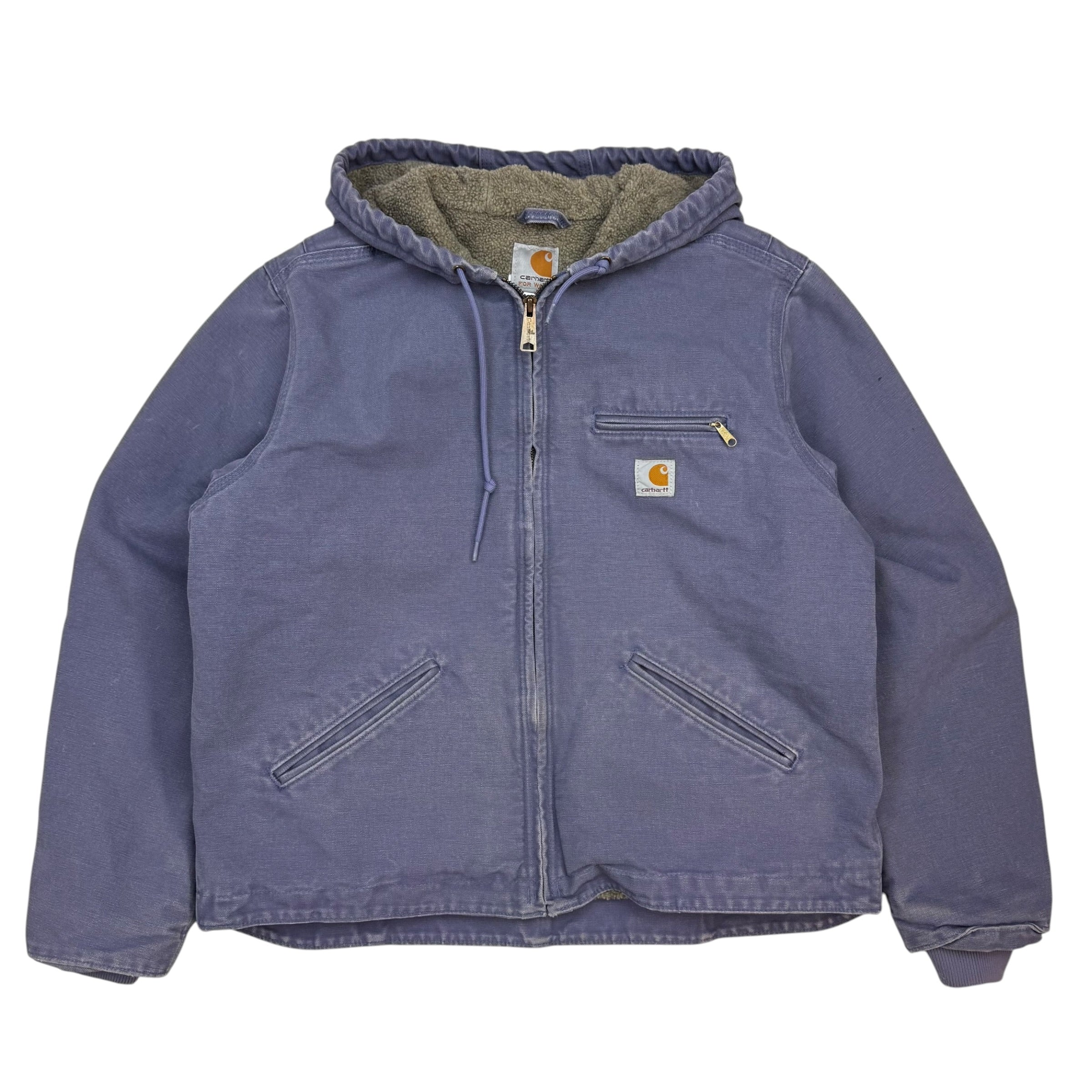 (W) Vintage Carhartt Sierra Sherpa Lined Jacket Lilac