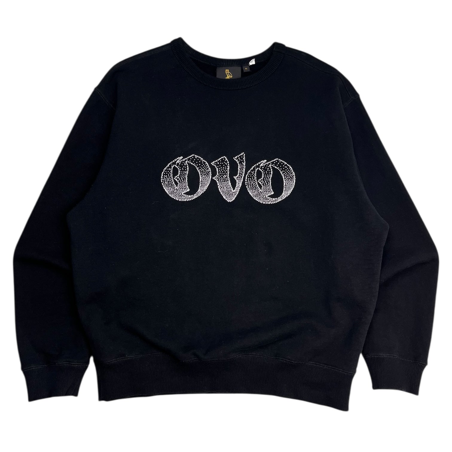 OVO Old English Rhinestone Crewneck
