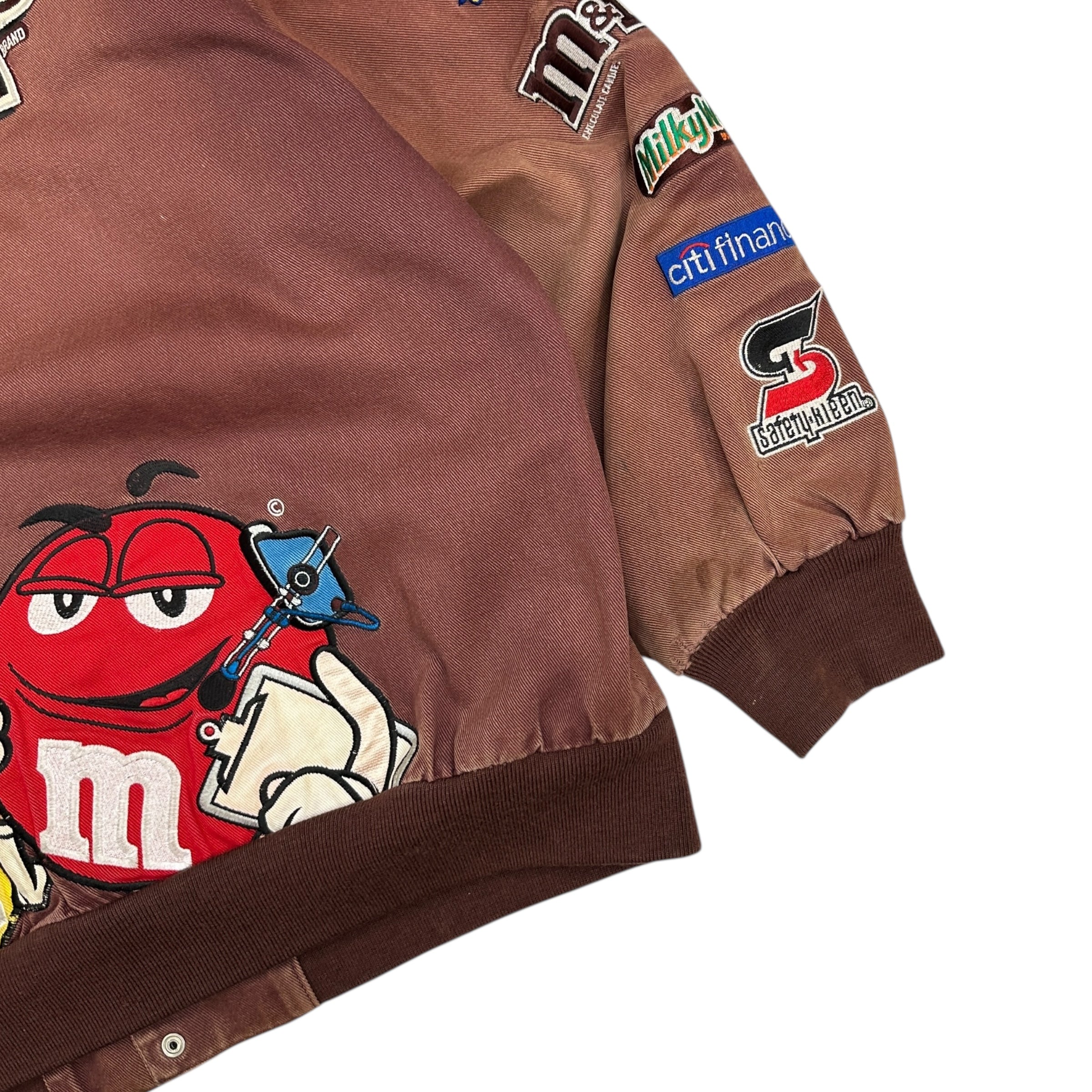 Vintage M&M’s Elliot Sander Racing Jacket Brown