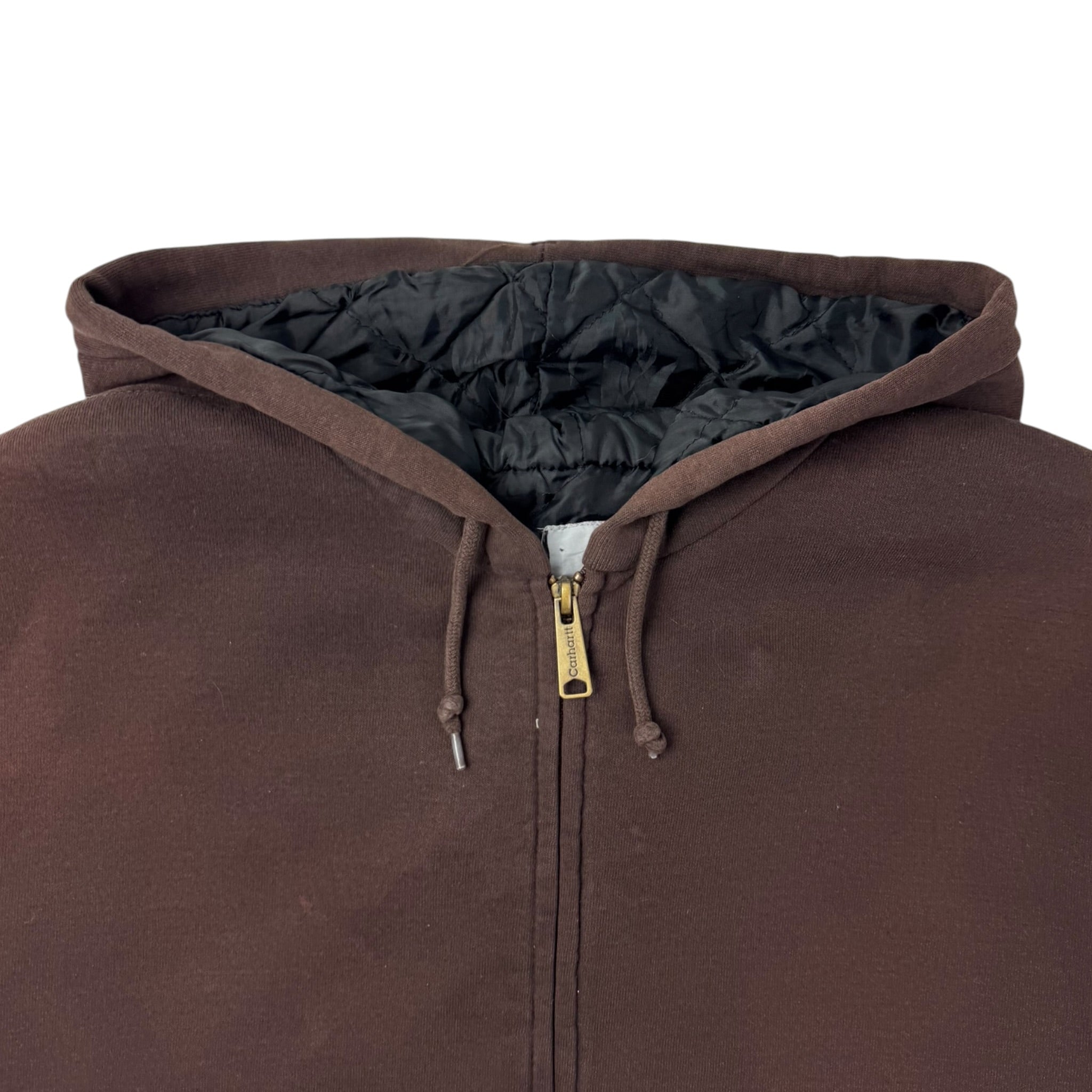 Vintage Carhartt Zip Up Hoodie Brown
