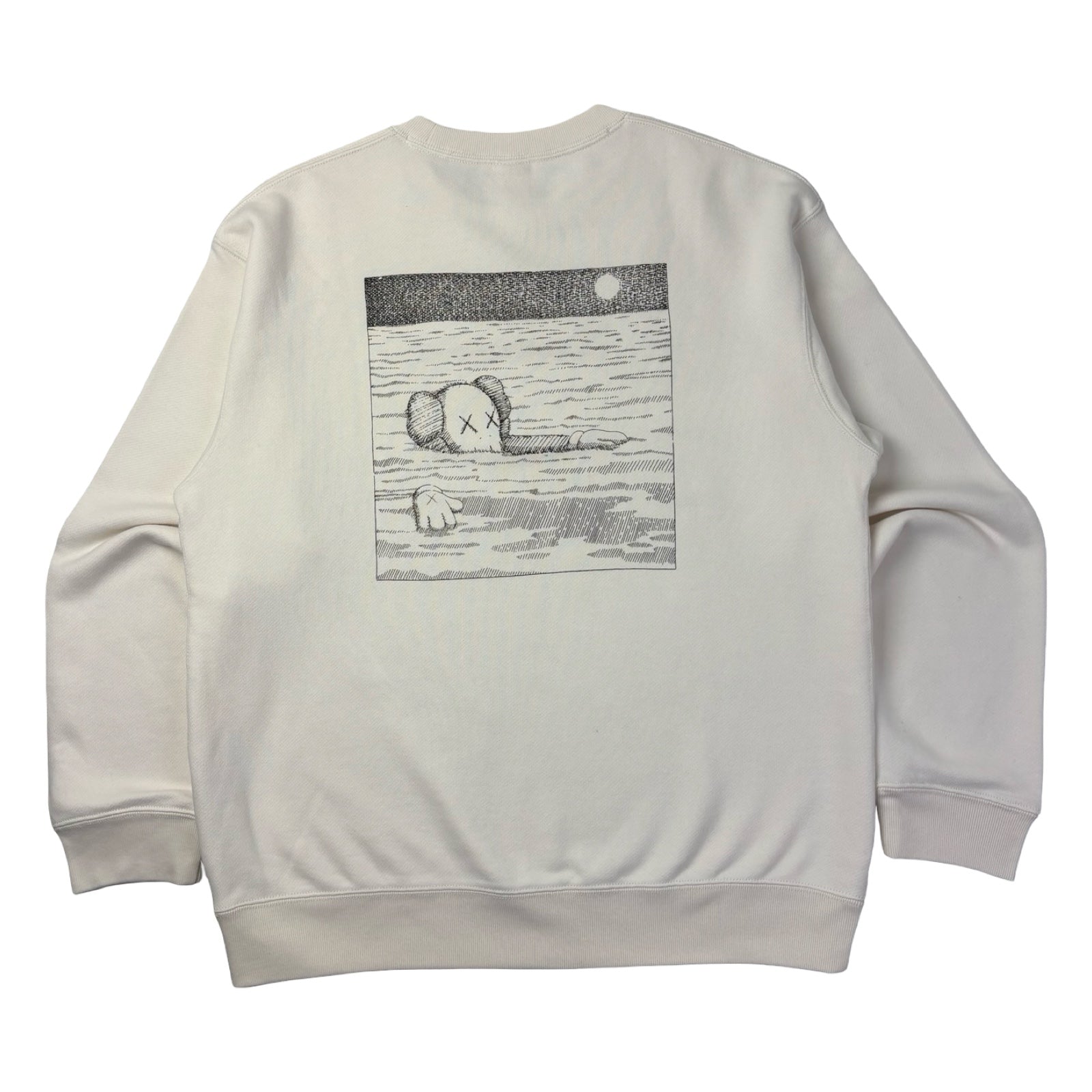 KAWS x Uniqlo Longsleeve Sweatshirt Off White