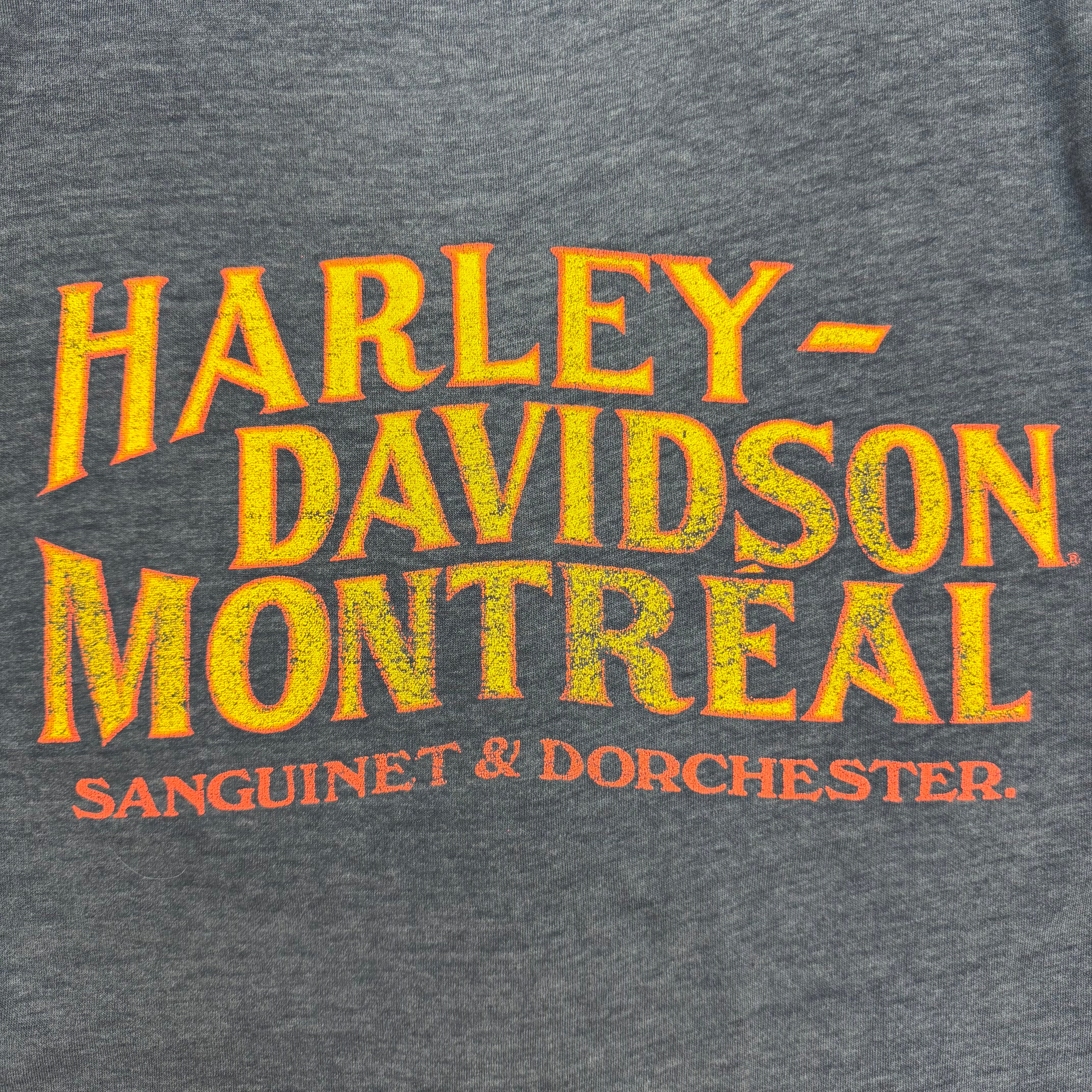Vintage 80s Harley Davidson Stroker Power Tee Faded Black